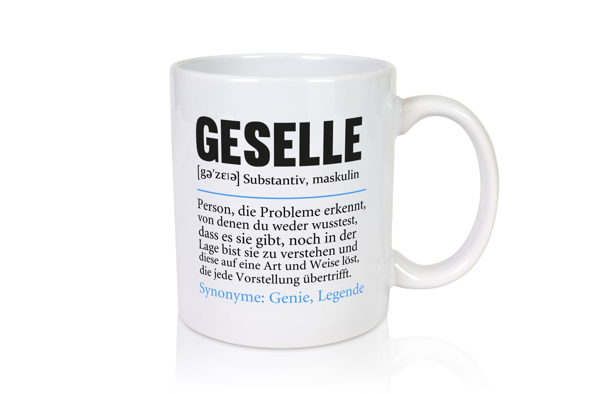 Geselle | Beruf Handwerker Spruch lustig Geschenkidee Arbeit Kollegen Büro