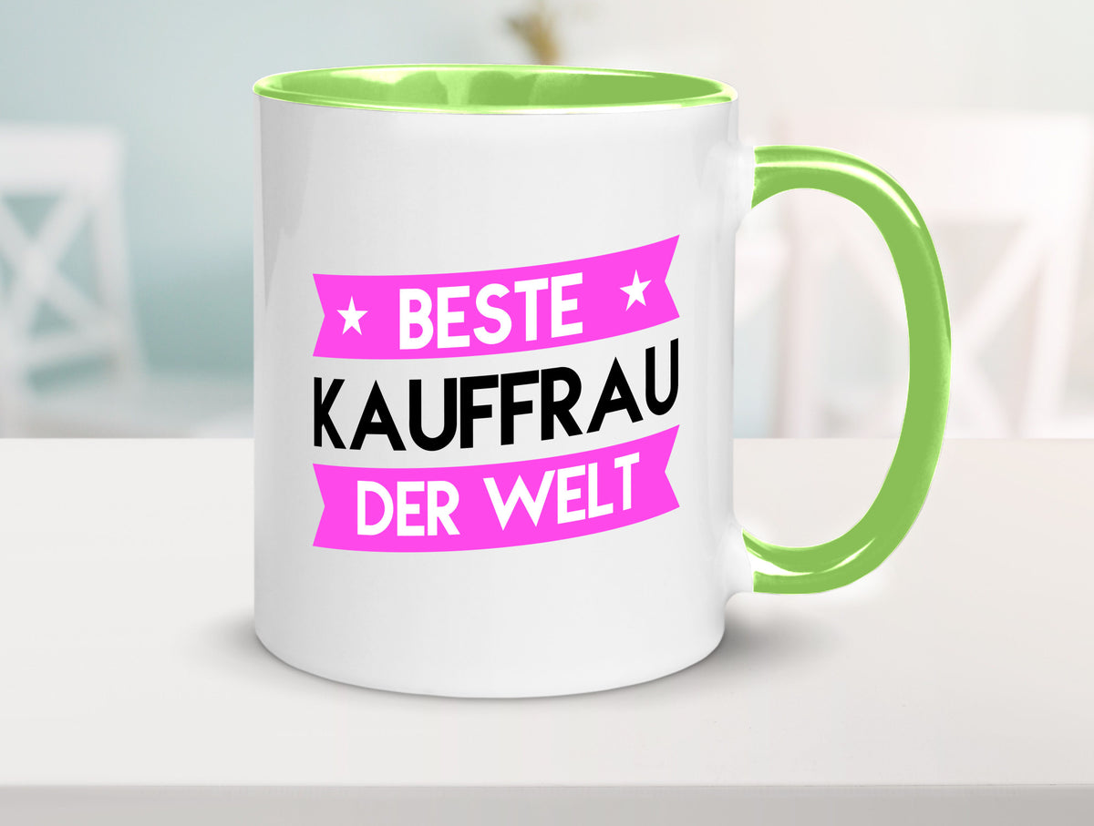 Beste Kauffrau | Kauffrauen Geschenkidee Humor Tasse