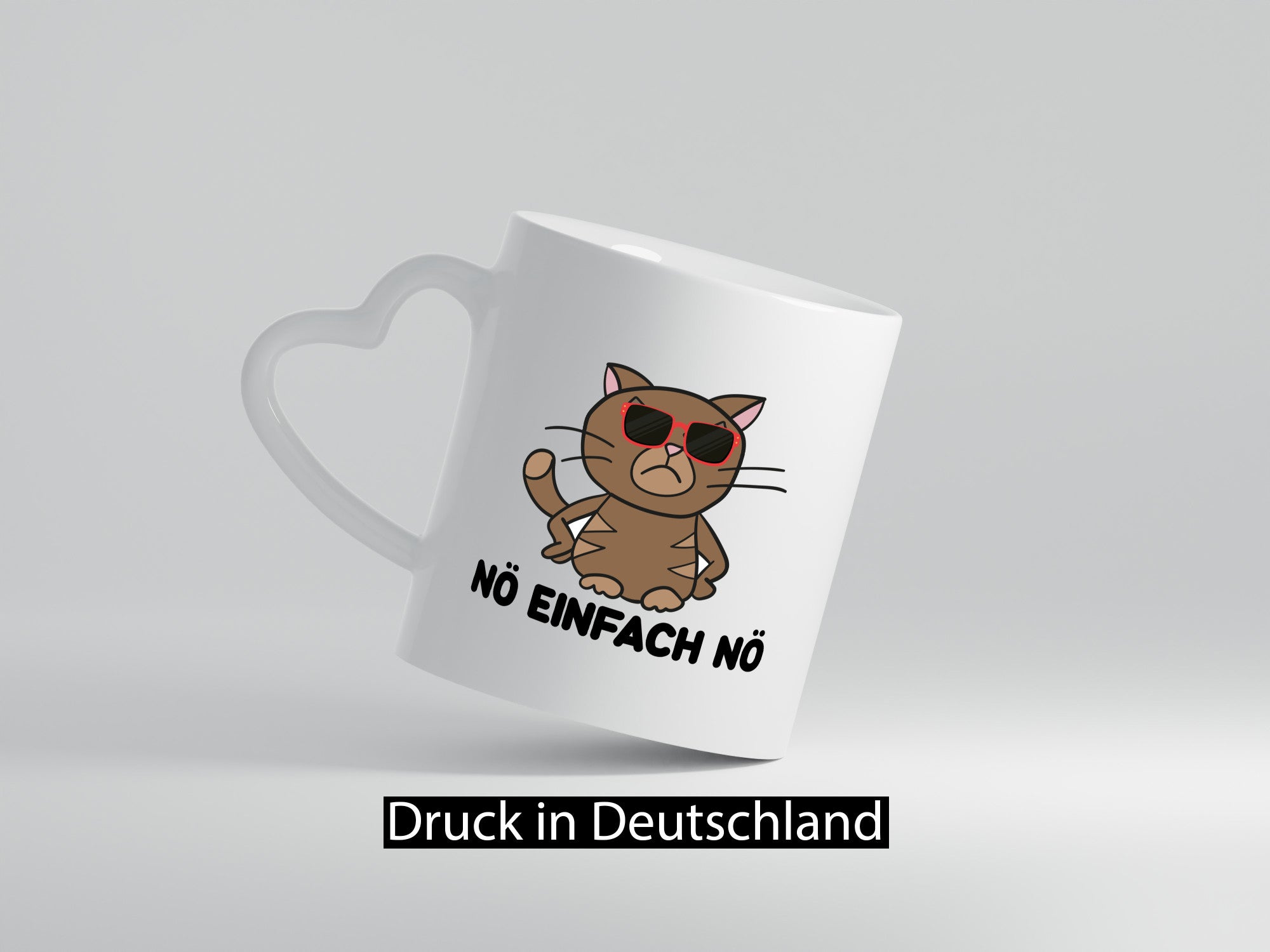 Einfach Nö | lustige Katze Sonnenbrille Null Bock lustiger Spruch Geschenk
