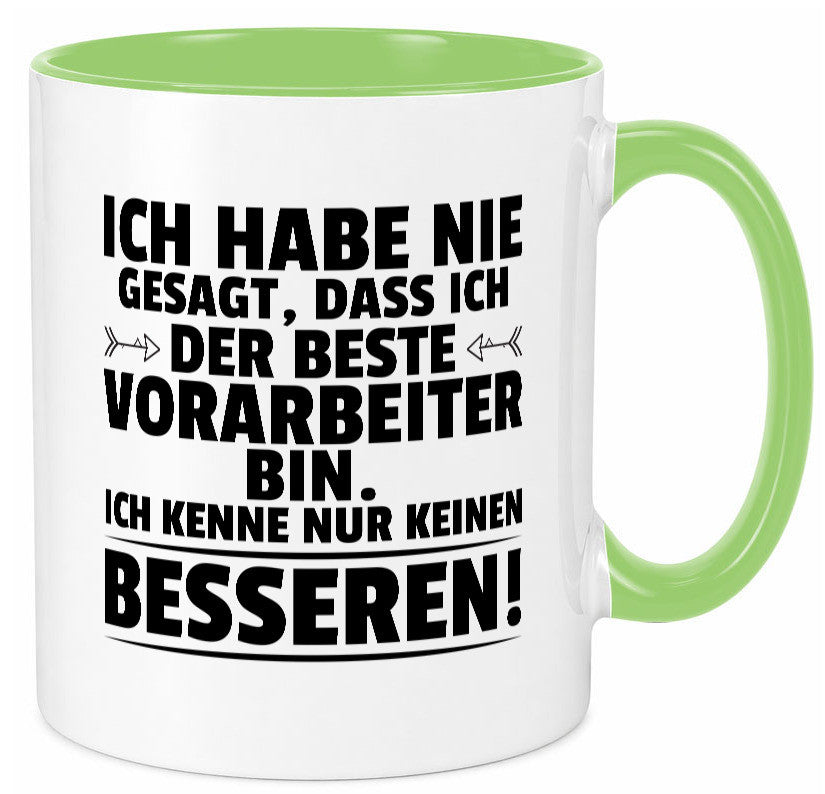 Der Beste Vorarbeiter | Kollege Teamleiter Humor Arbeit Kollegen Büro Tasse