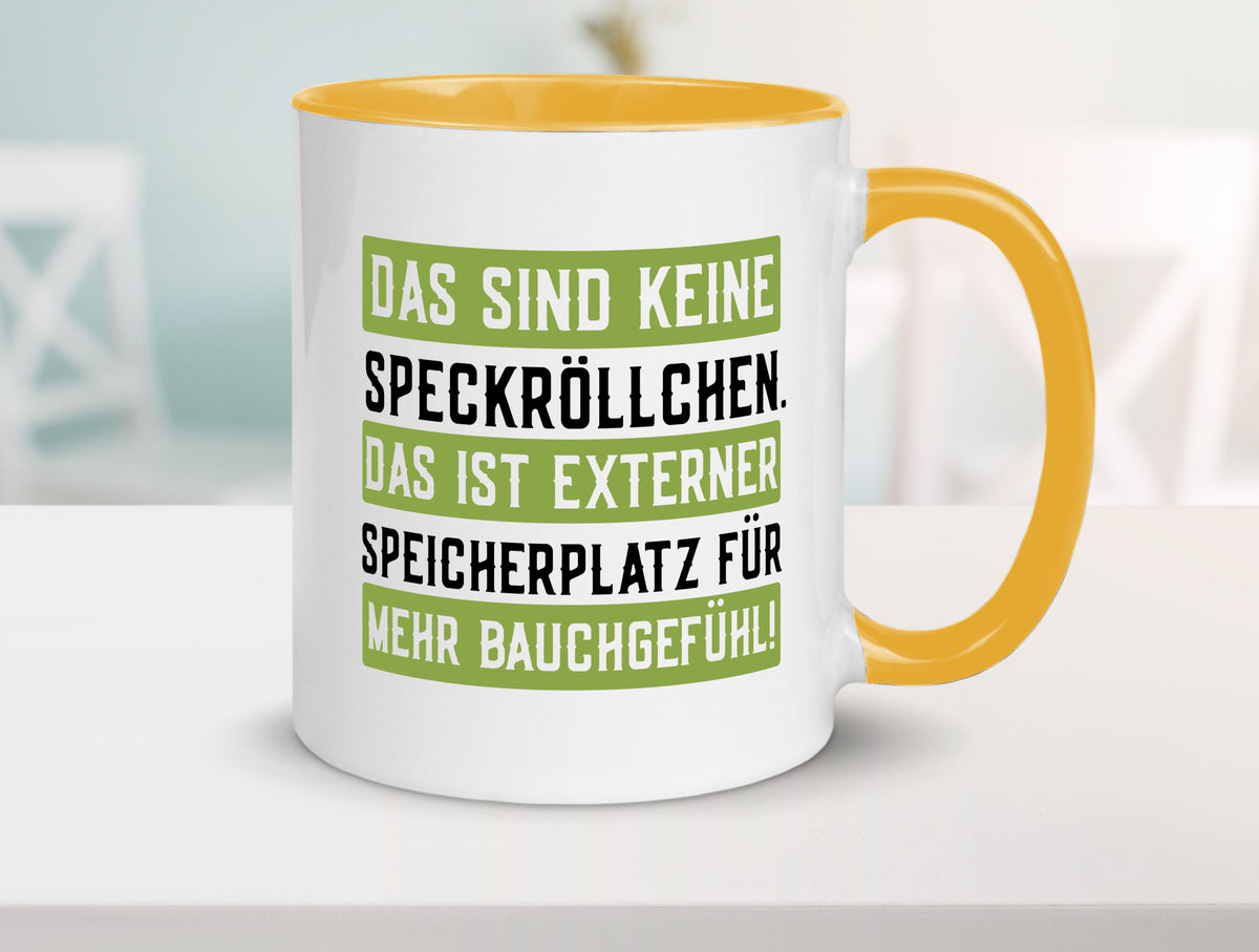 Keine Speckröllchen | Softwareentwickler PC Körperfülle Geschenkidee Humor Tasse
