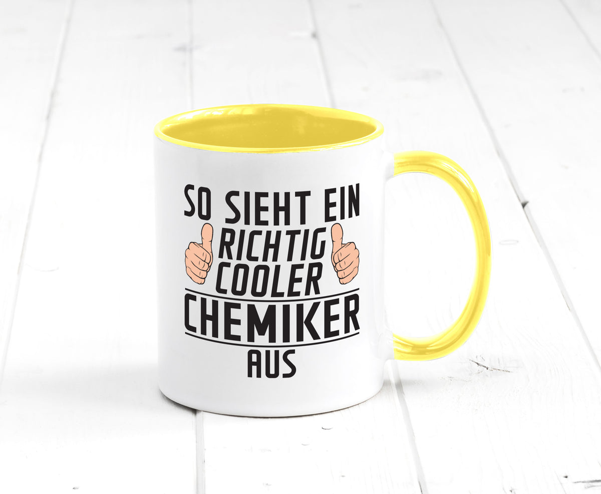 Richtig Cooler Chemiker | Chemie Labor Wissenschaft lustig Humor Geschenkidee Tasse