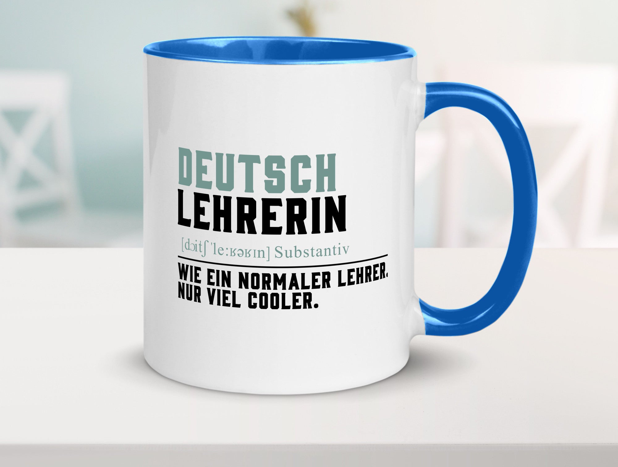 Deutschlehrerin | Lehrerin Unterricht Lieblinglehrerin Geschenkidee Humor Tasse