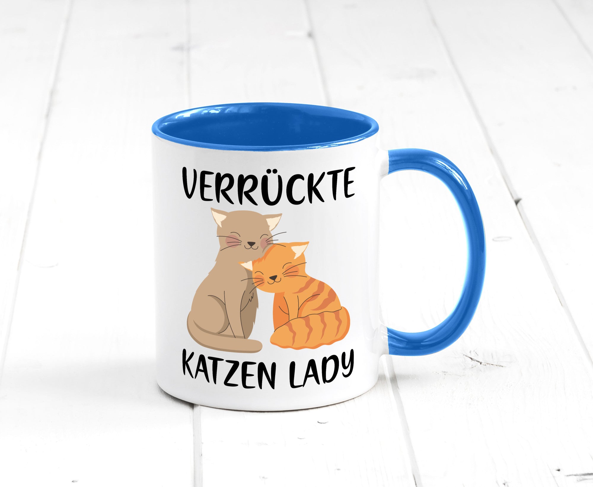 Verrückte Katzen Lady | Ich liebe Katzenliebhaber Geschenk Tierliebhaber Humor