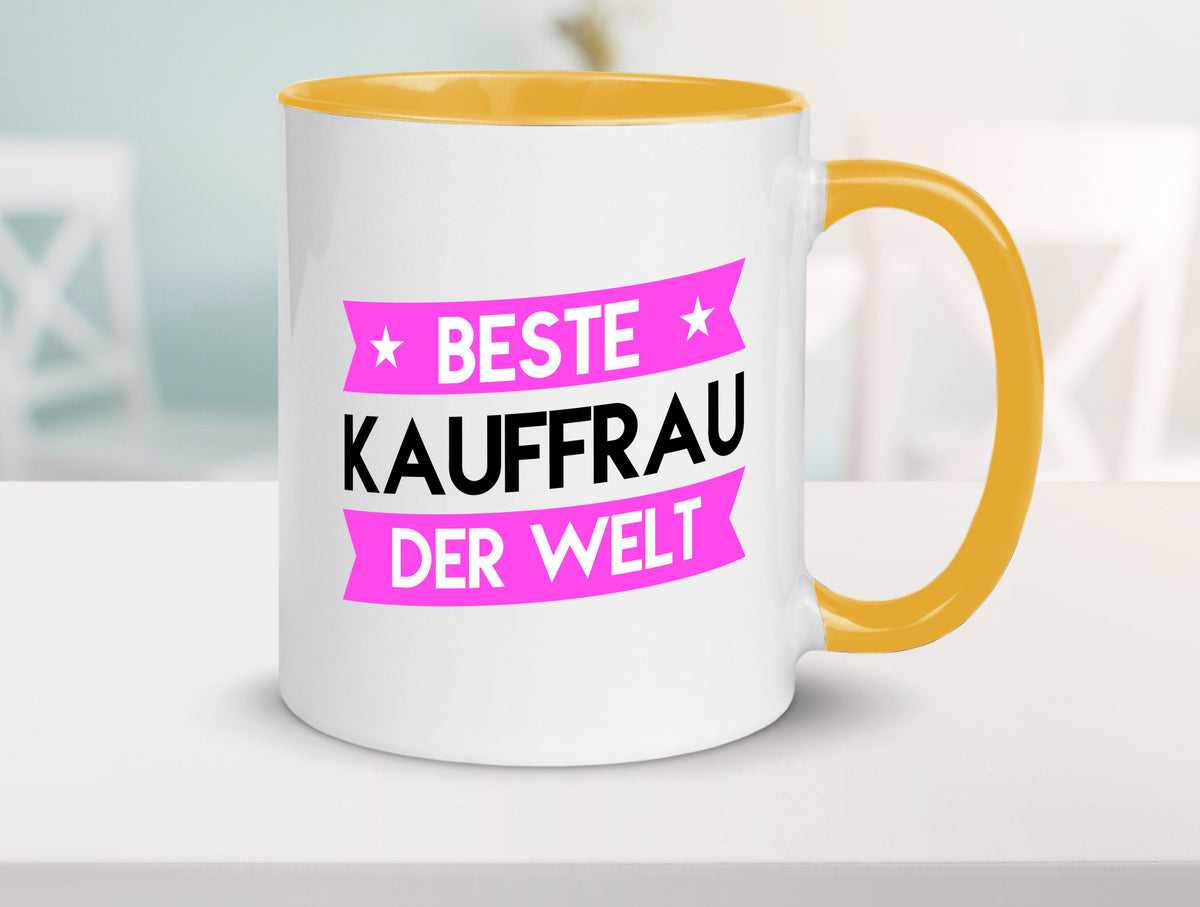 Beste Kauffrau | Kauffrauen Geschenkidee Humor Tasse