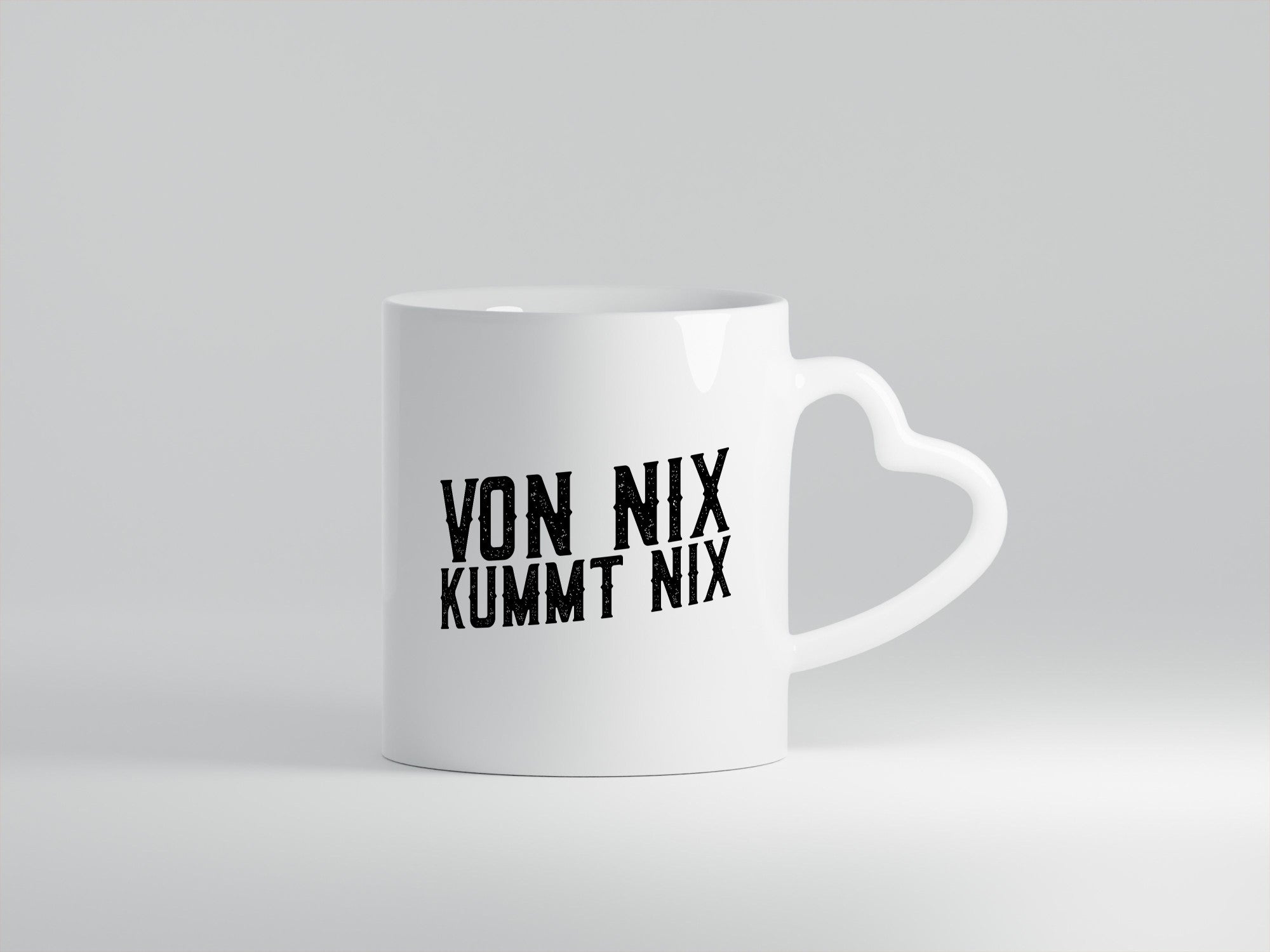 Von nix kommt | Faule Menschen Lazy Humor Geschenkidee Tasse