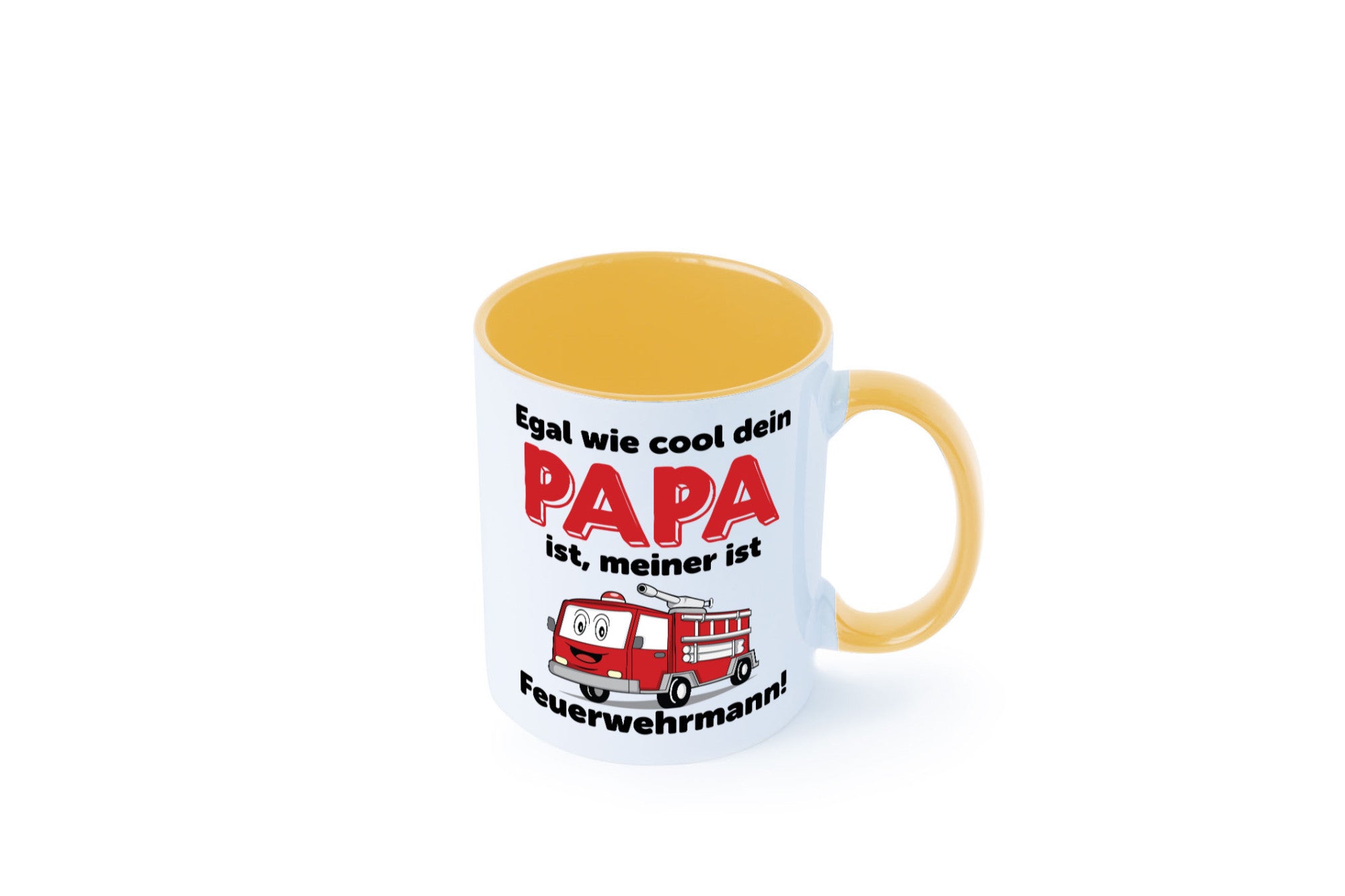 Cooler Papa | Feuerwehrmann Bester der Welt Humor Geschenkidee Tasse
