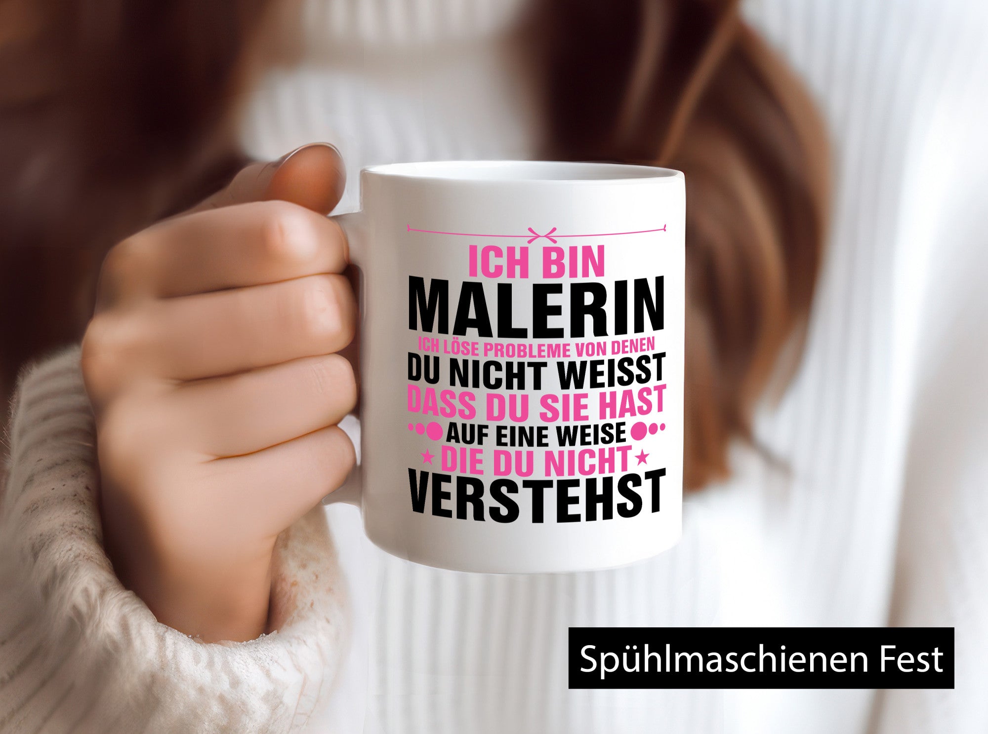 Löse Probleme: Malerin | Malerinnen Humor Geschenkidee Tasse