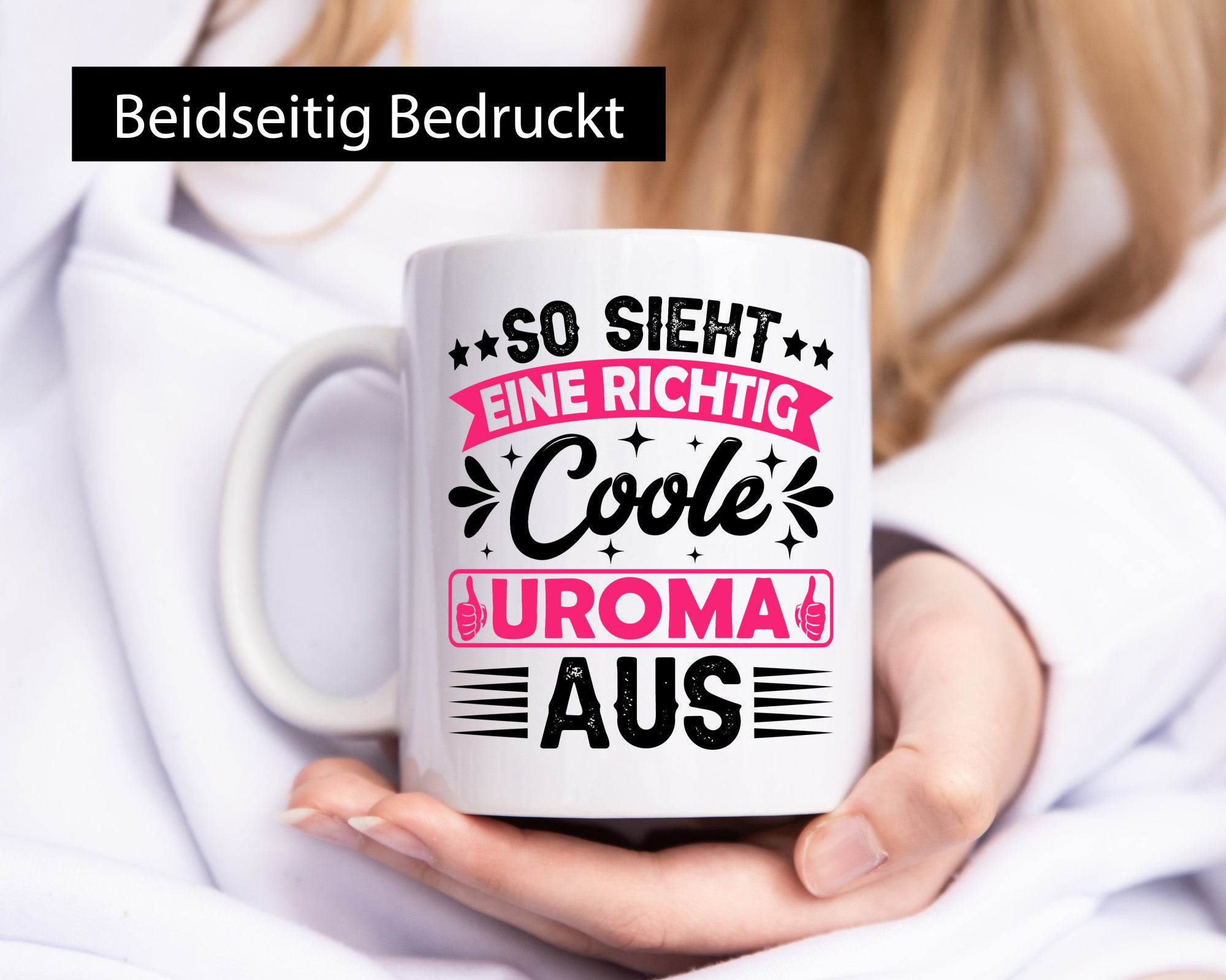 Coole Uroma | Oma Urgroßmutter lustig Familie Geschenkidee Geschenk Tasse