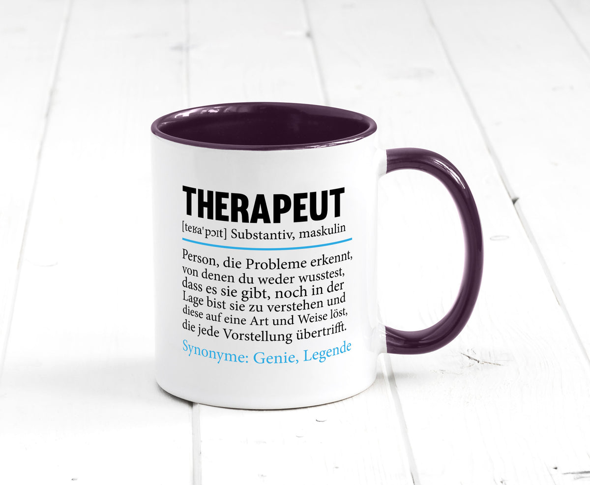 Therapeut | Psychotherapie Therapie Beruf lustig Humor Arbeit Kollegen Büro Tasse