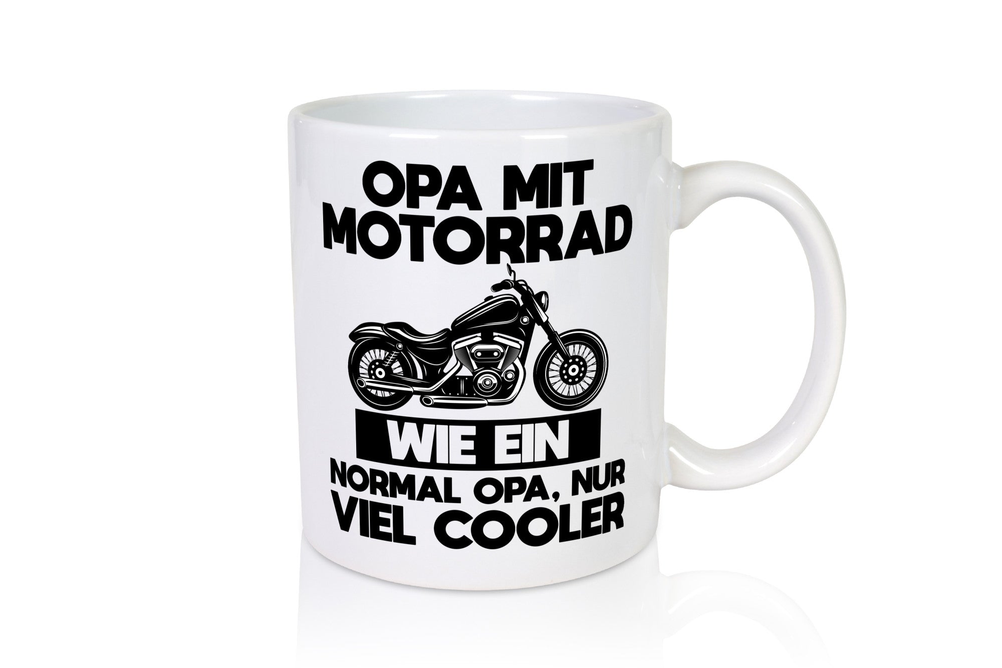 Opa mit Motorrad, viel cooler | Motorrad lustig Familie Geschenkidee Geschenk