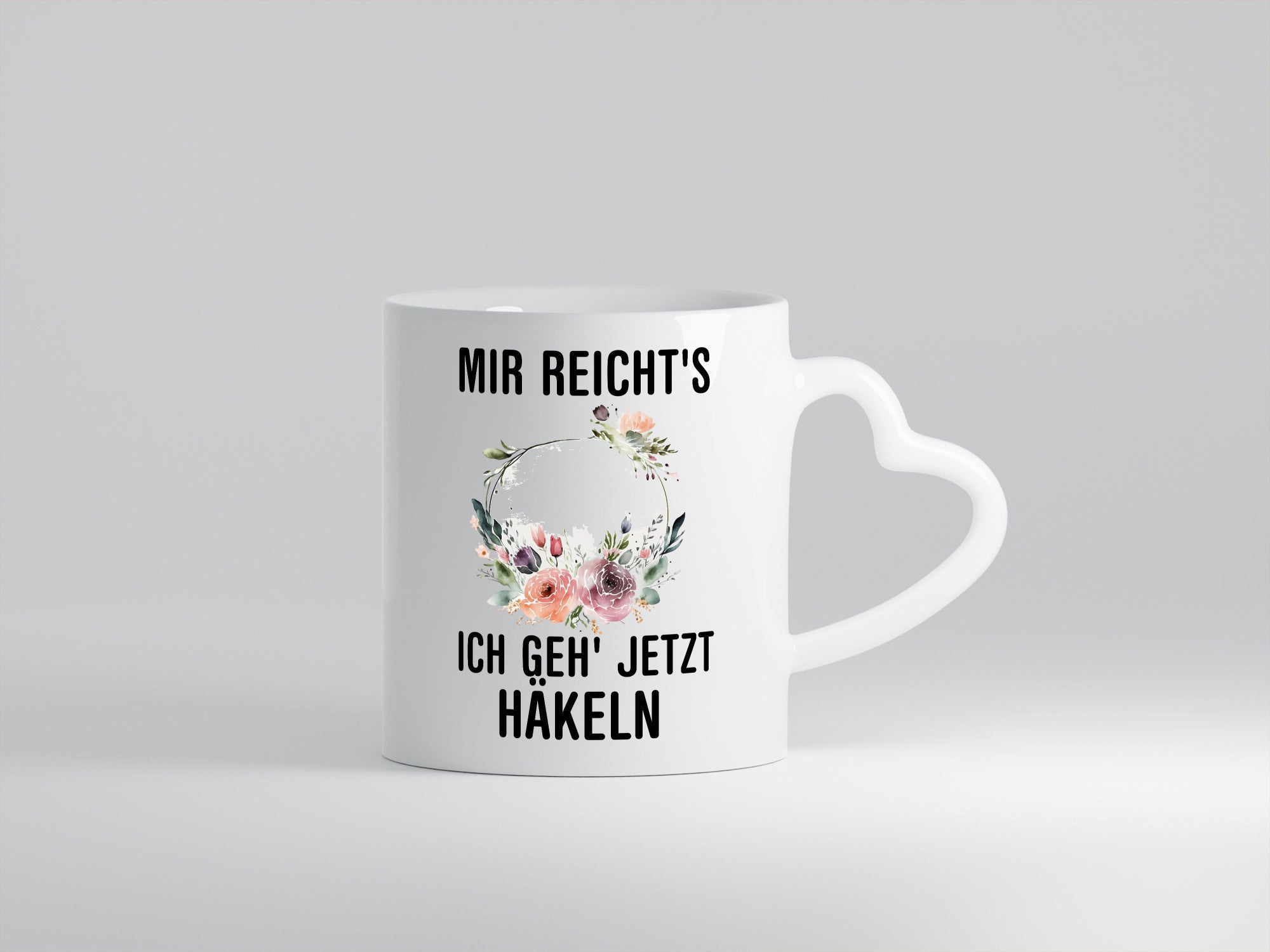 Ich geh` jetzt häkeln | Häkelzubehör Freundin Geschenkidee Humor Tasse