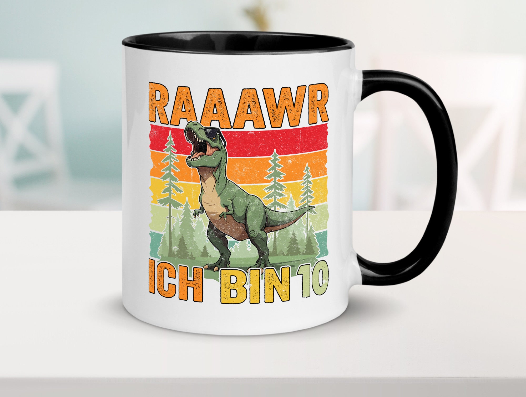 10. Geburtstag | 10 Jahre rarrrr ich bin Dinosaurier lustig Geschenkidee