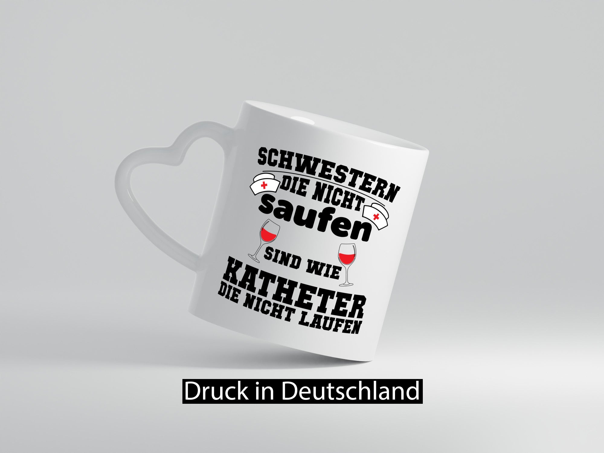 Schwestern die nicht Saufen | Krankenschwester Pflege Humor Geschenkidee Tasse