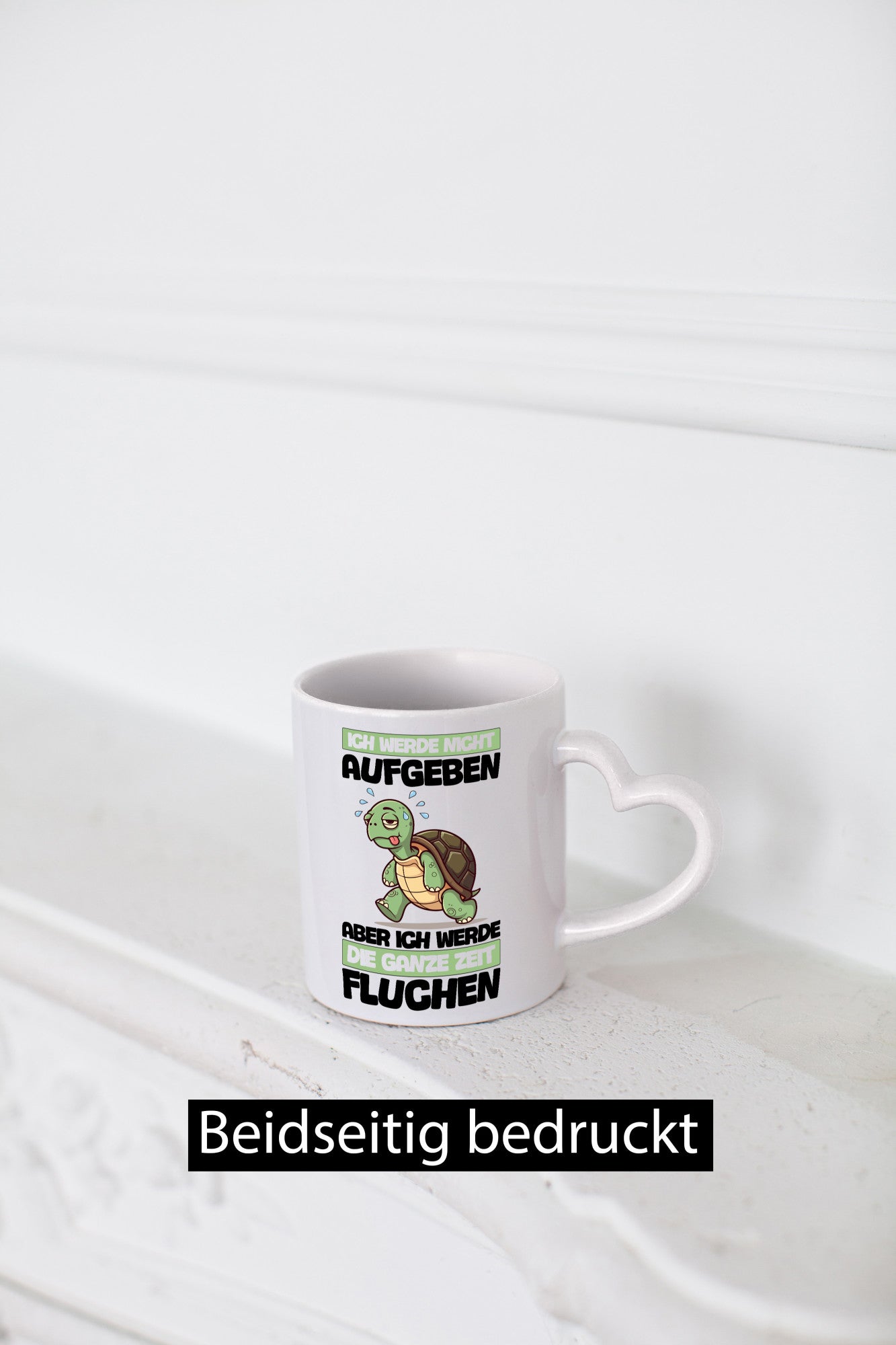Ich geb nicht auf werde aber fluchen | Schildkröte Joggen v2 Humor Geschenkidee