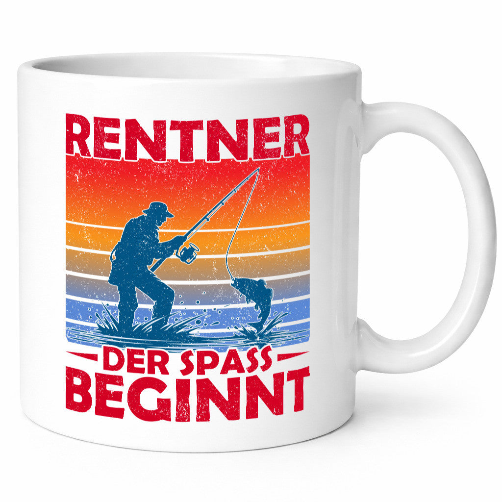 Rentner der spaß beginnt | Ruhestand Angler Angeln lustig Jubiläum Geschenk