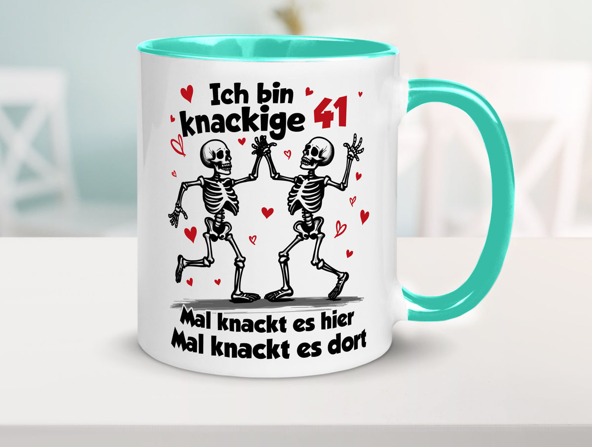 41. Geburtstag | Knackige 41 Ich bin alt v2 Humor Geschenkidee Tasse