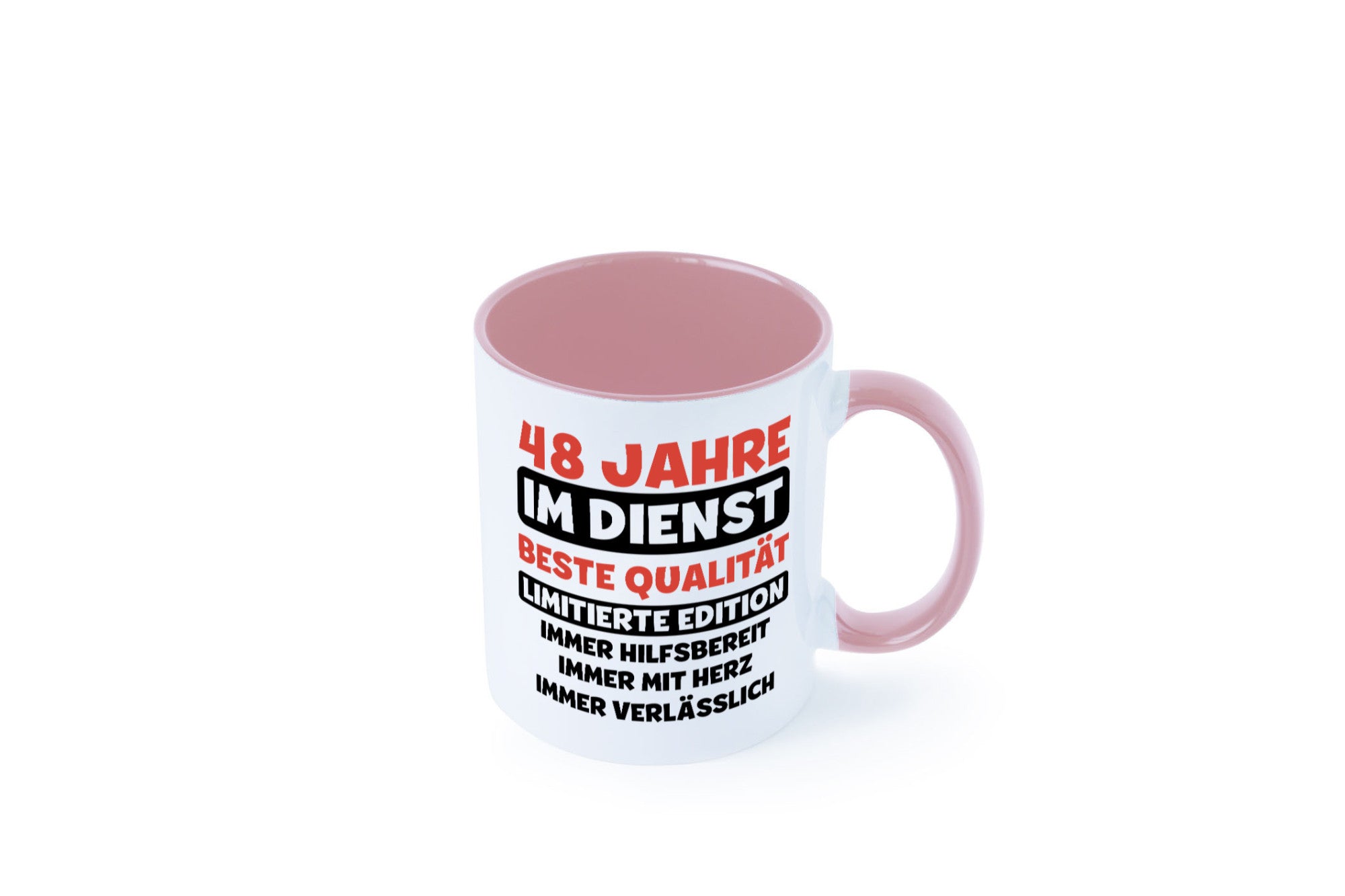48 Jahre im Dienst | Jubiläum Arbeit v3 Humor Kollegen Büro Geschenkidee Tasse
