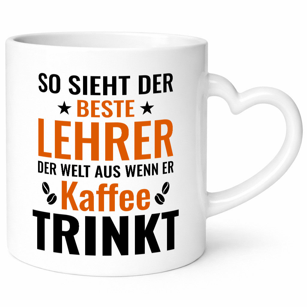 Kaffee trinkt: Lehrer | Schule Beruf Schüler Geschenk Arbeit Kollegen Büro