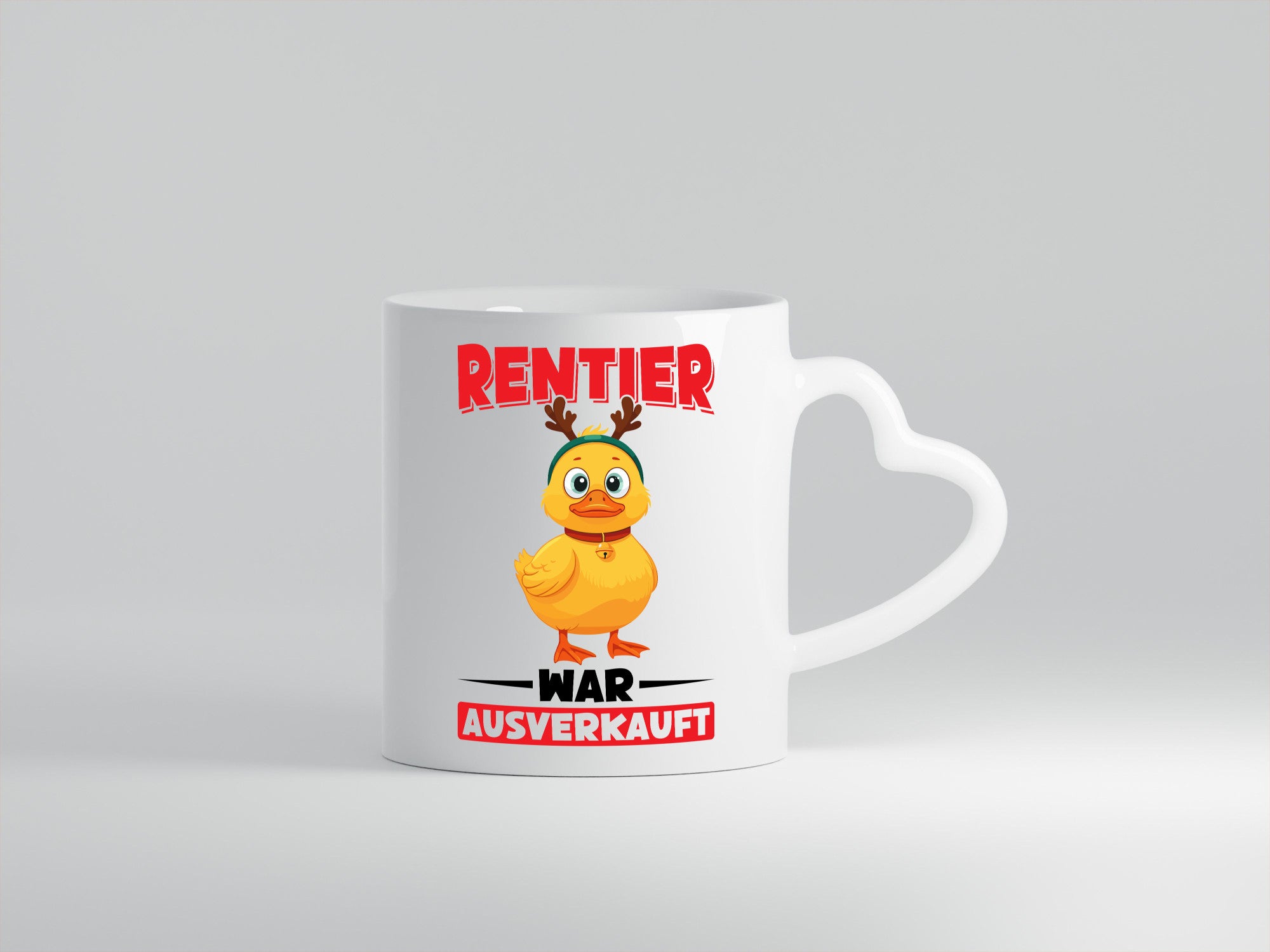 Rentier war ausverkauf | Ente lustig Tierliebhaber Humor Geschenk Tasse