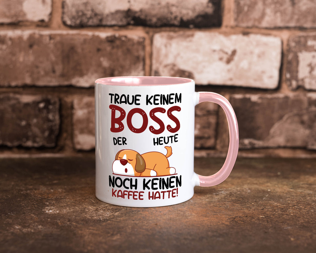 Traue keinem Boss | Führungskraft Vorgesetzter Geschenkidee Humor Tasse