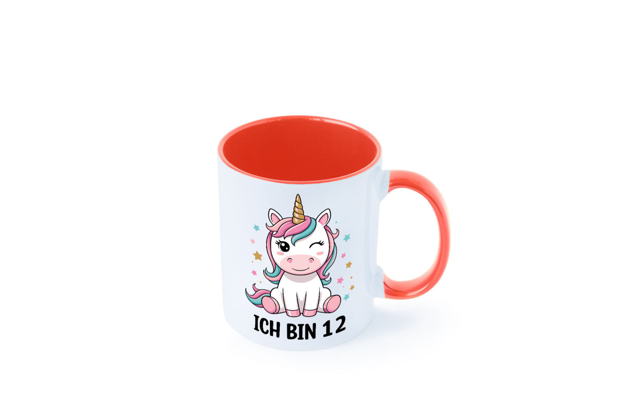12. Geburtstag | 12 Jahre Einhorn Mädchen lustig Geschenkidee Geschenk Tasse