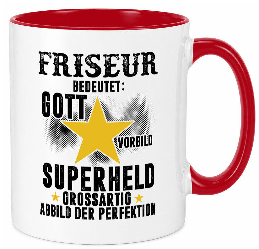 Bedeutung von Friseur | Frisör lustiger Spruch Geschenk Humor Geschenkidee Tasse