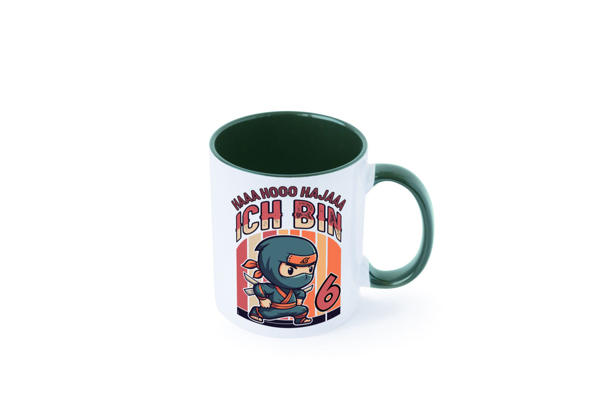 6. Geburtstag | Ninja Junge 6 Jahre Humor Geschenkidee Tasse