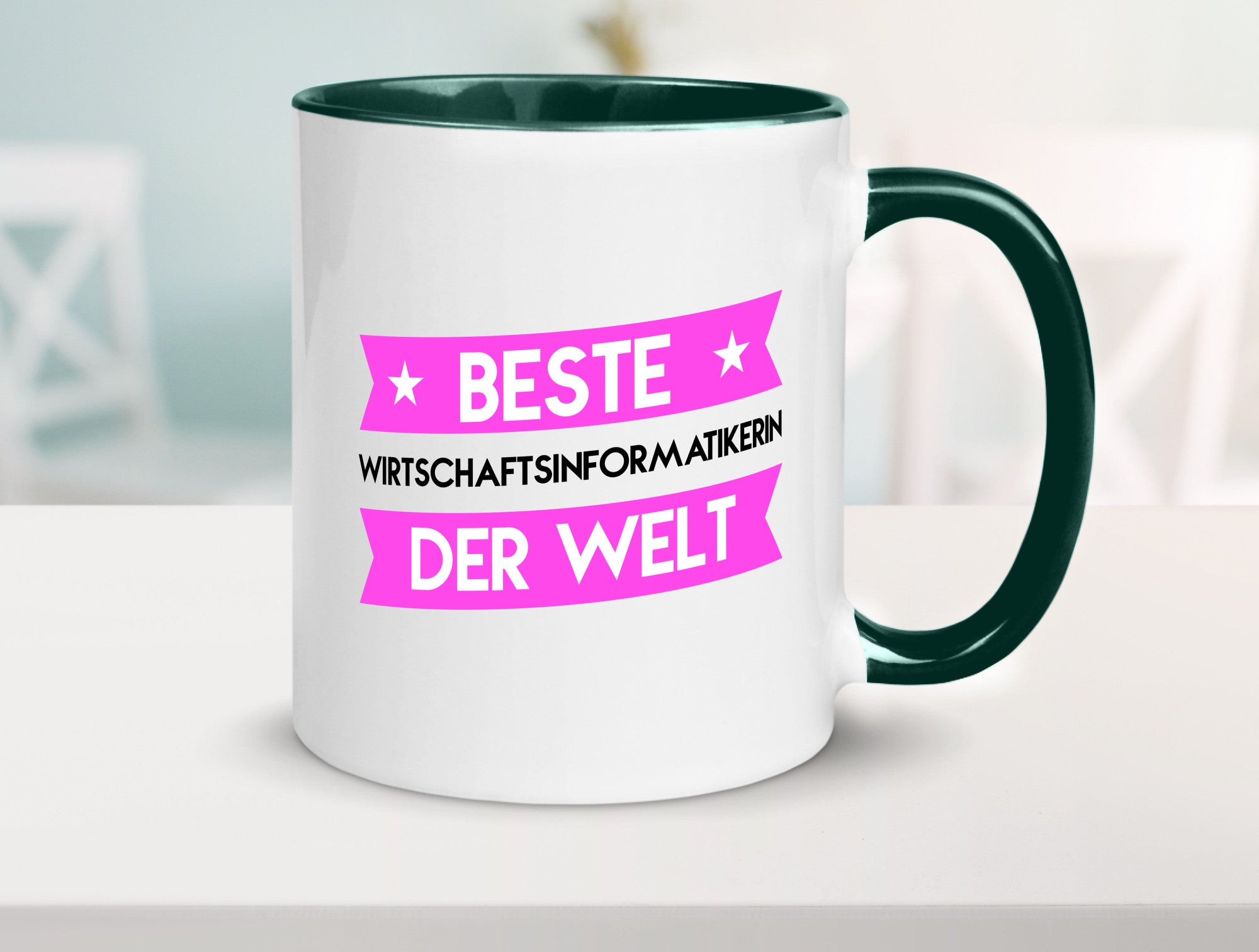Beste Wirtschaftsinformatikerin | Wirtschaft Informatik Humor Geschenkidee Tasse