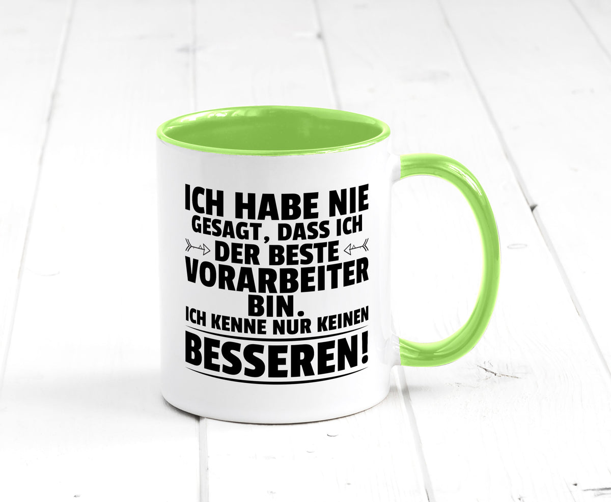 Der Beste Vorarbeiter | Kollege Teamleiter Humor Arbeit Kollegen Büro Tasse