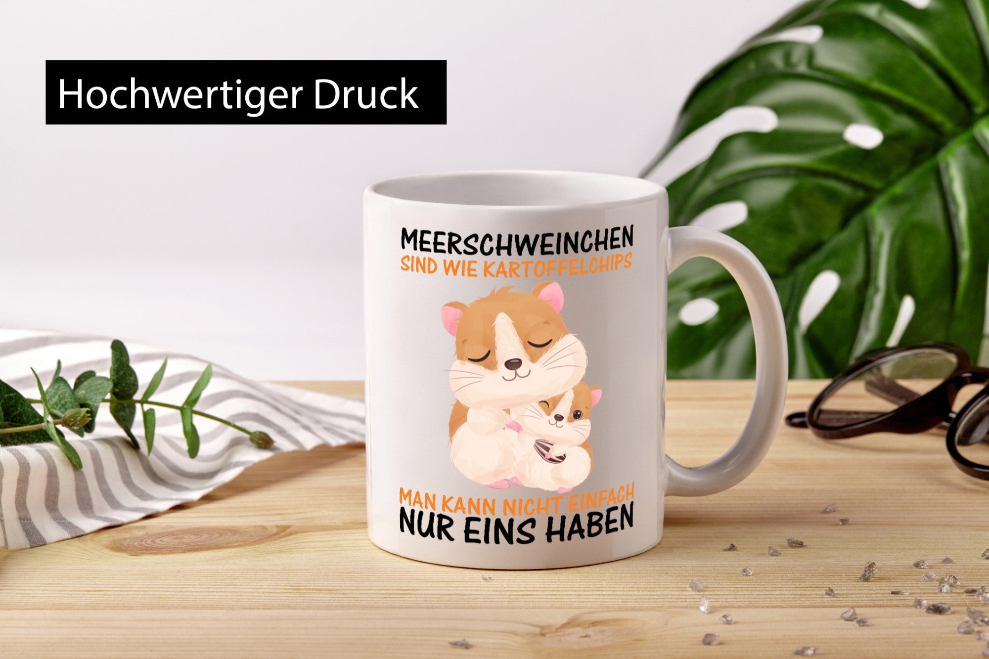 Süße Meerschweinchen | Comic Tierliebhaber Kuscheln Geschenk Humor lustiger
