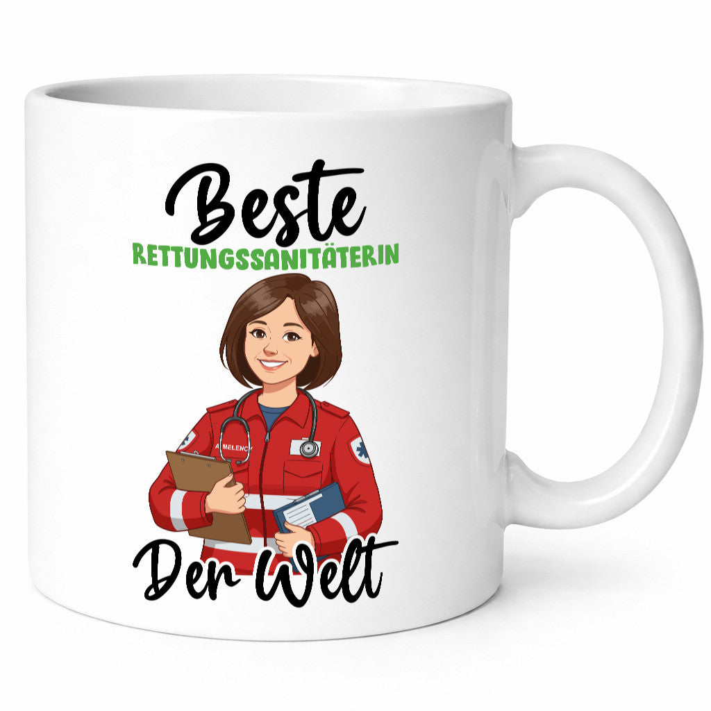 Beste Rettungssanitäterin | Sanitäter v2 Geschenkidee Humor Tasse