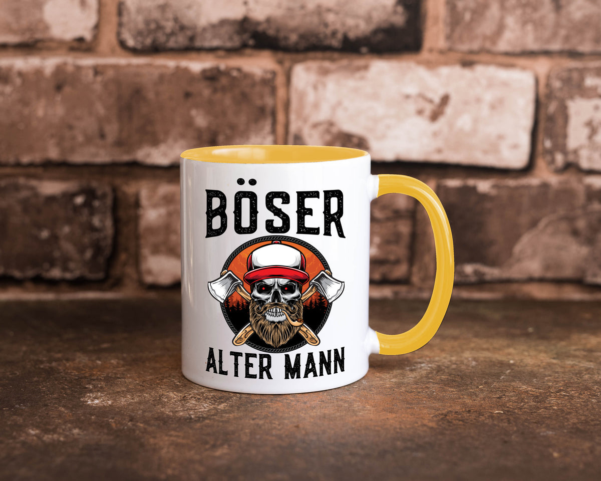 Böser alter Mann Humor Geschenkidee Tasse