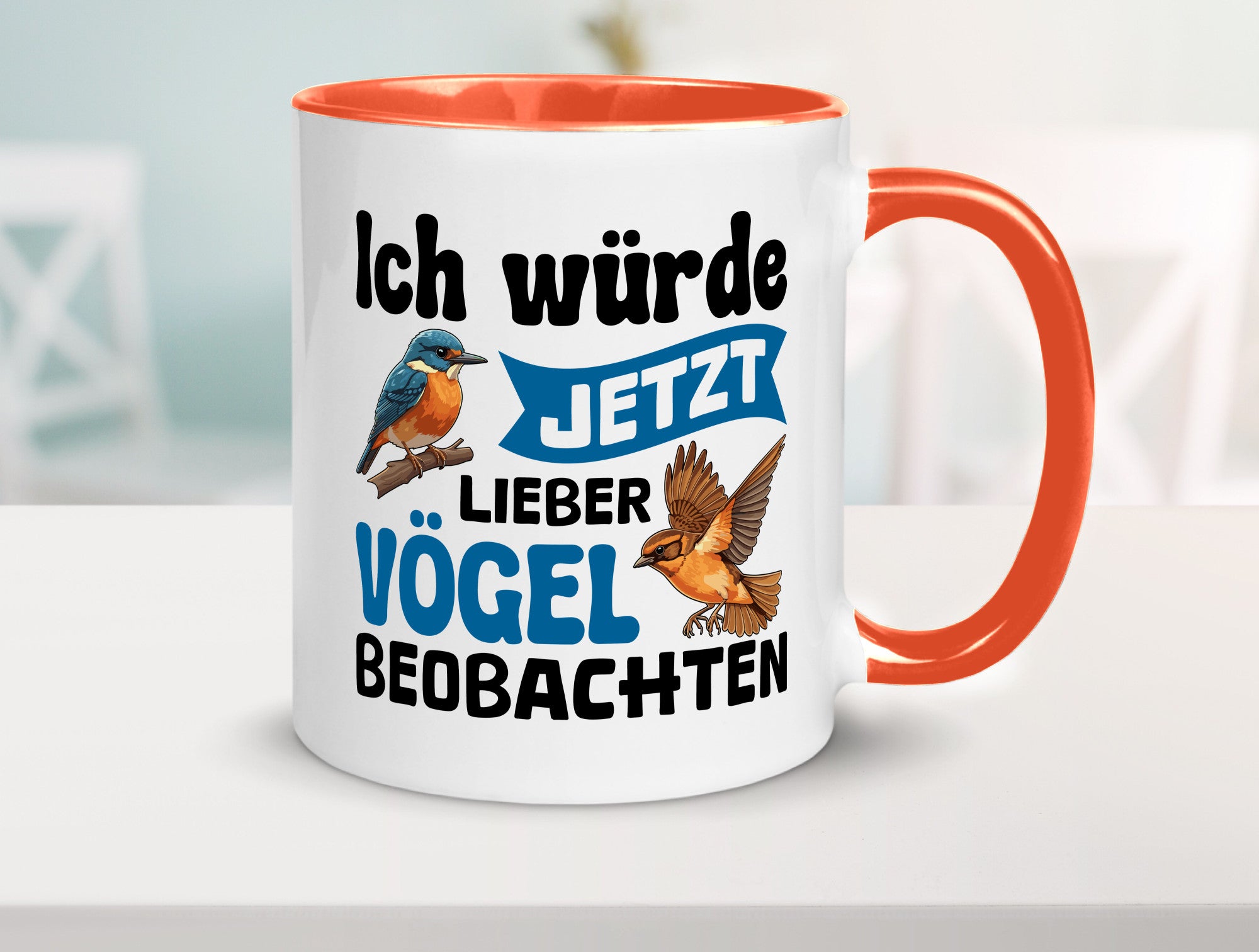 Vögel beobachten | Vogel lustig Humor Geschenkidee Geschenk Tasse