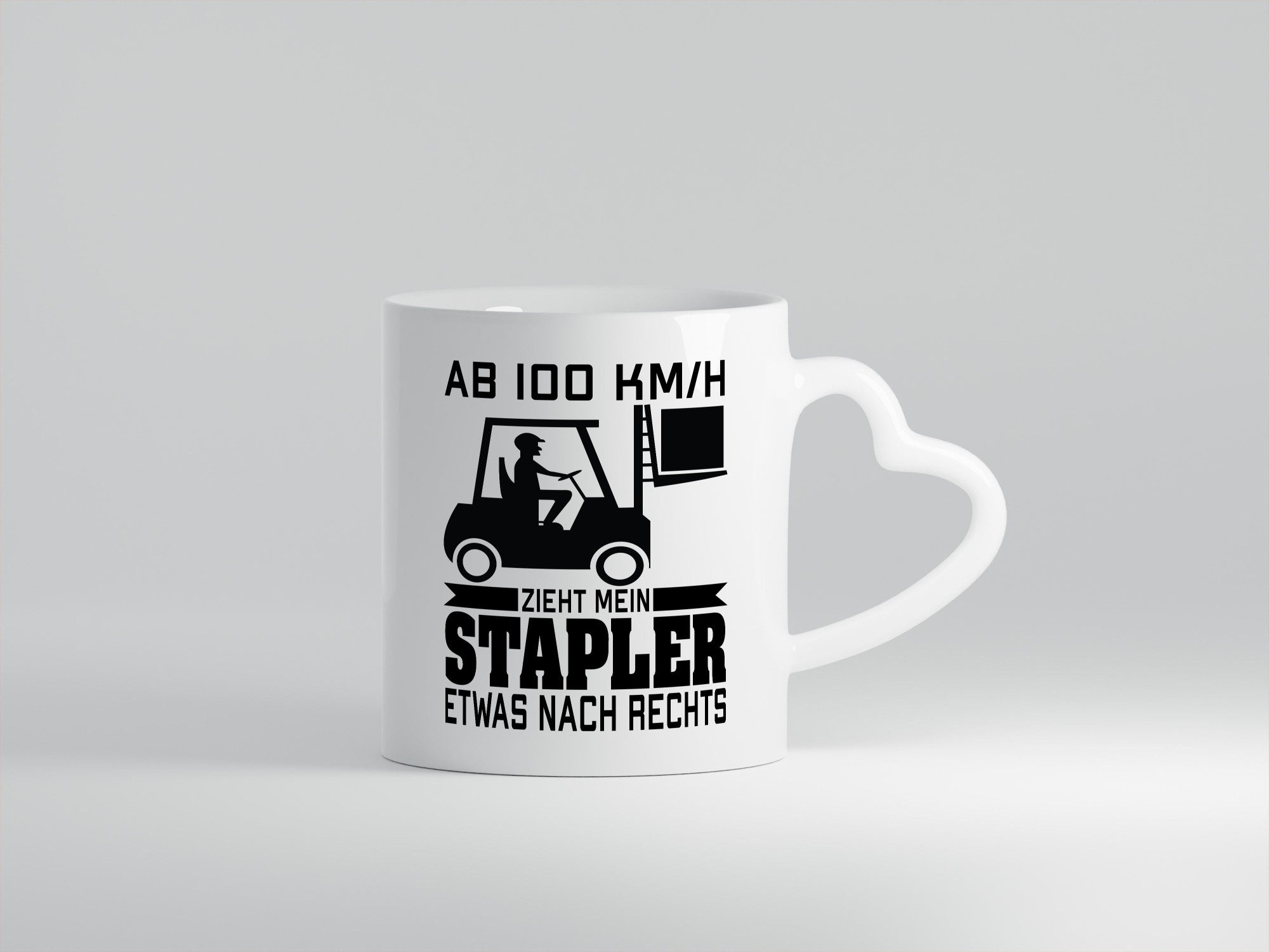Mein Stapler zieht nach rechts | Staplerfahrer lustiger Spruch Geschenk Humor
