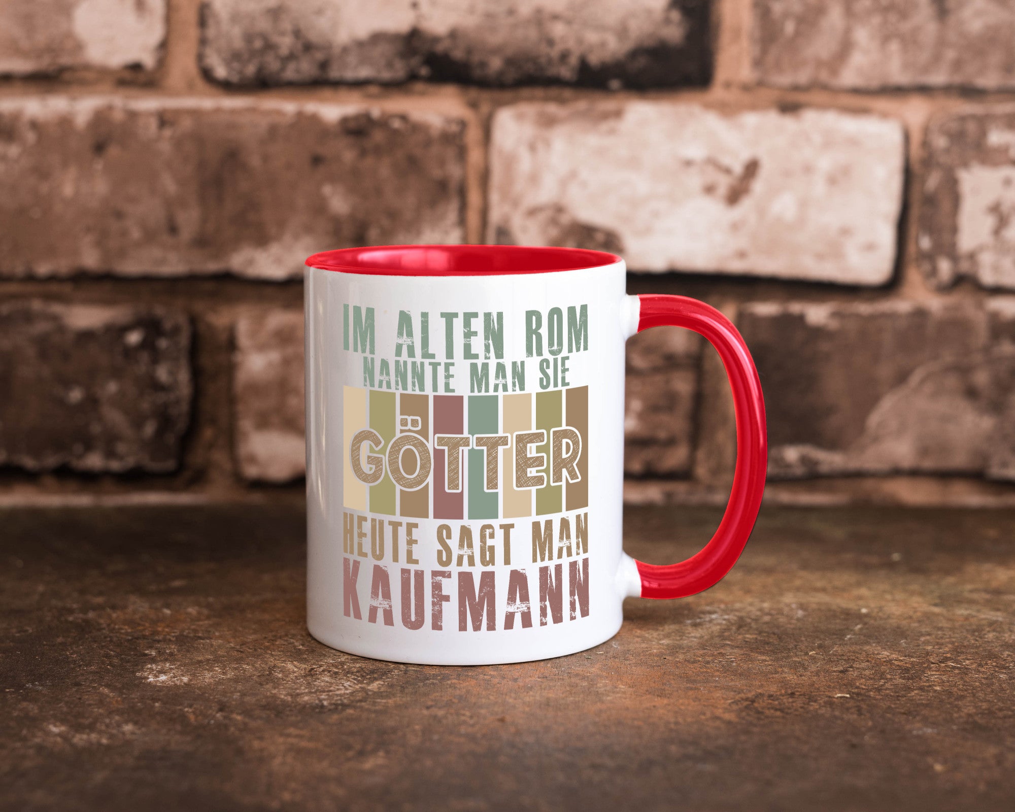 Heute sagt man: Kaufmann Kaufmänner lustig Humor Geschenkidee Geschenk Tasse