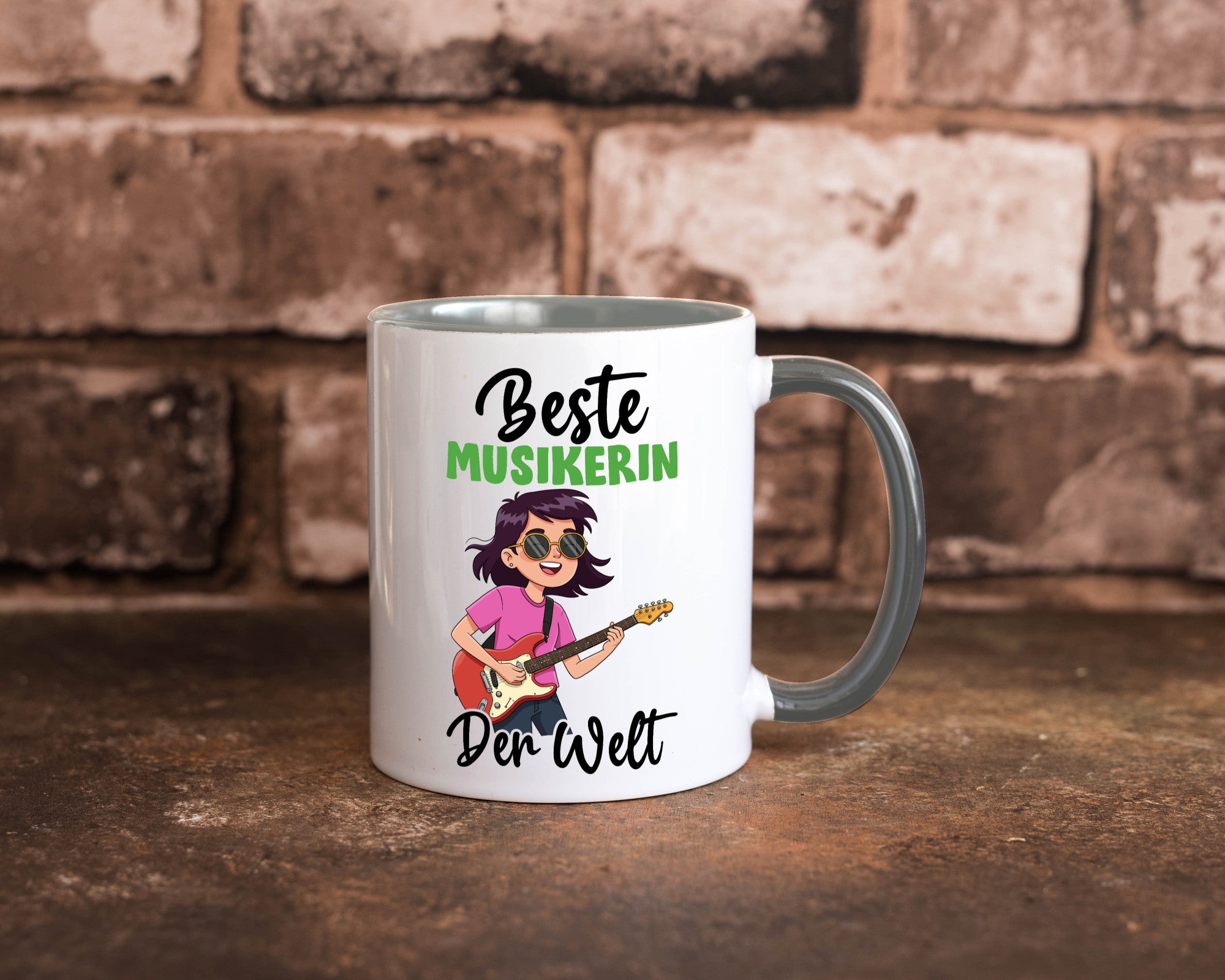 Beste Musikerin | Musik Musikantin v2 Geschenkidee Humor Tasse