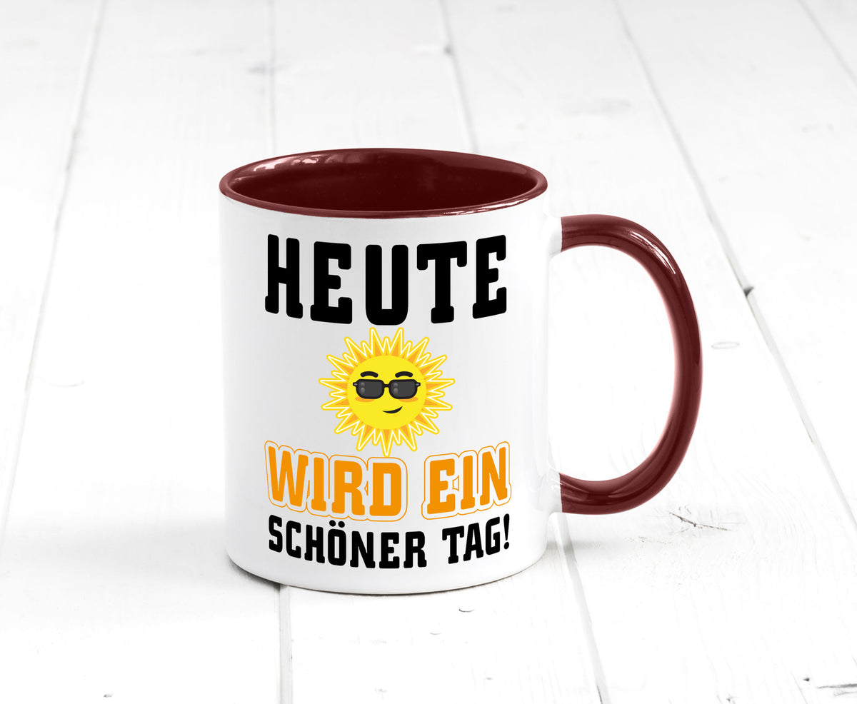 Schöner Tag Geschenk Humor Geschenkidee lustiger Spruch Tasse