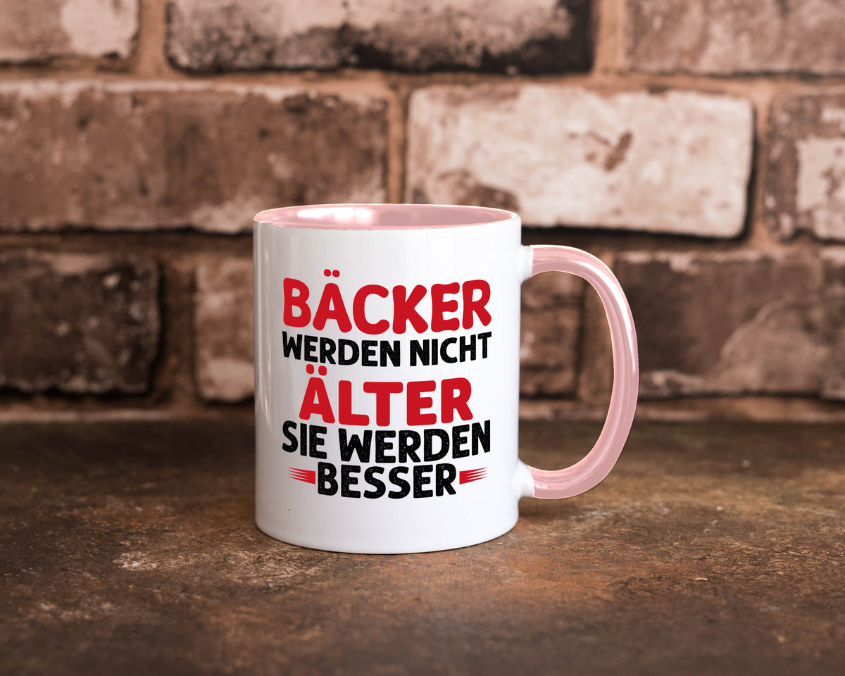 Bäcker werden nicht älter Sie besser lustig Humor Geschenkidee Geschenk Tasse