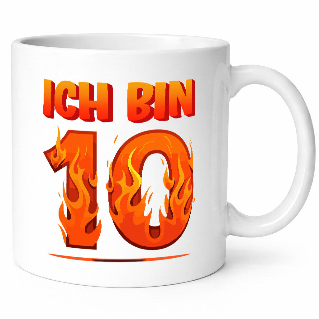 10. Geburtstag | 10 Jahre Drache lustiger Spruch Geschenk Geschenkidee Tasse