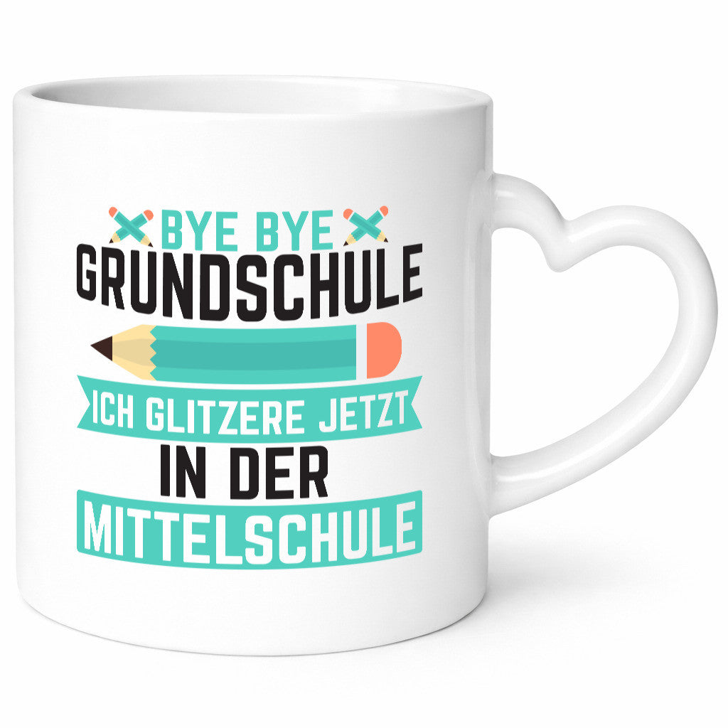 Mittelschule | Schüler Schulübergang Humor Geschenkidee Tasse