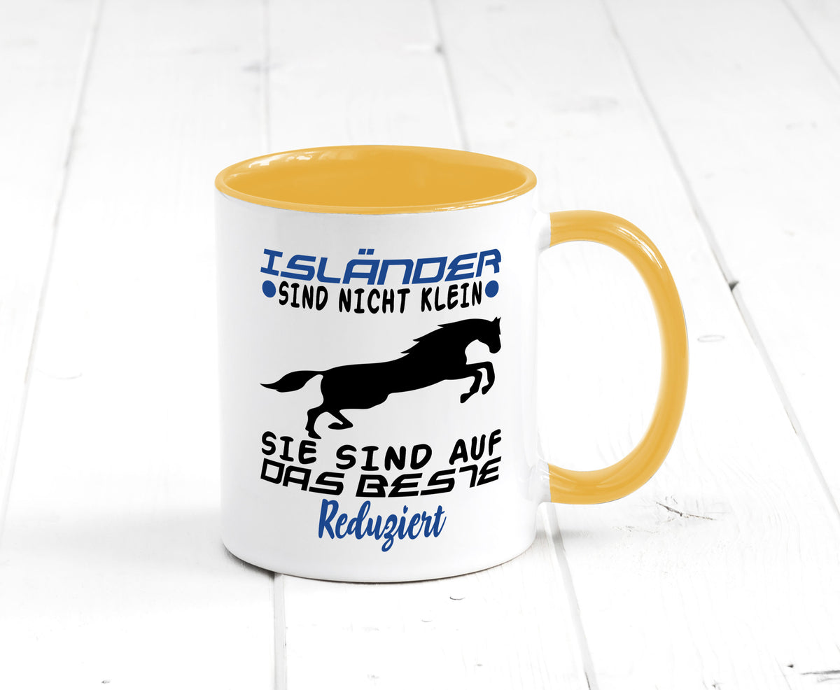 Isländer sind nicht klein | Auf das beste reduziert Geschenk Humor Geschenkidee Tasse