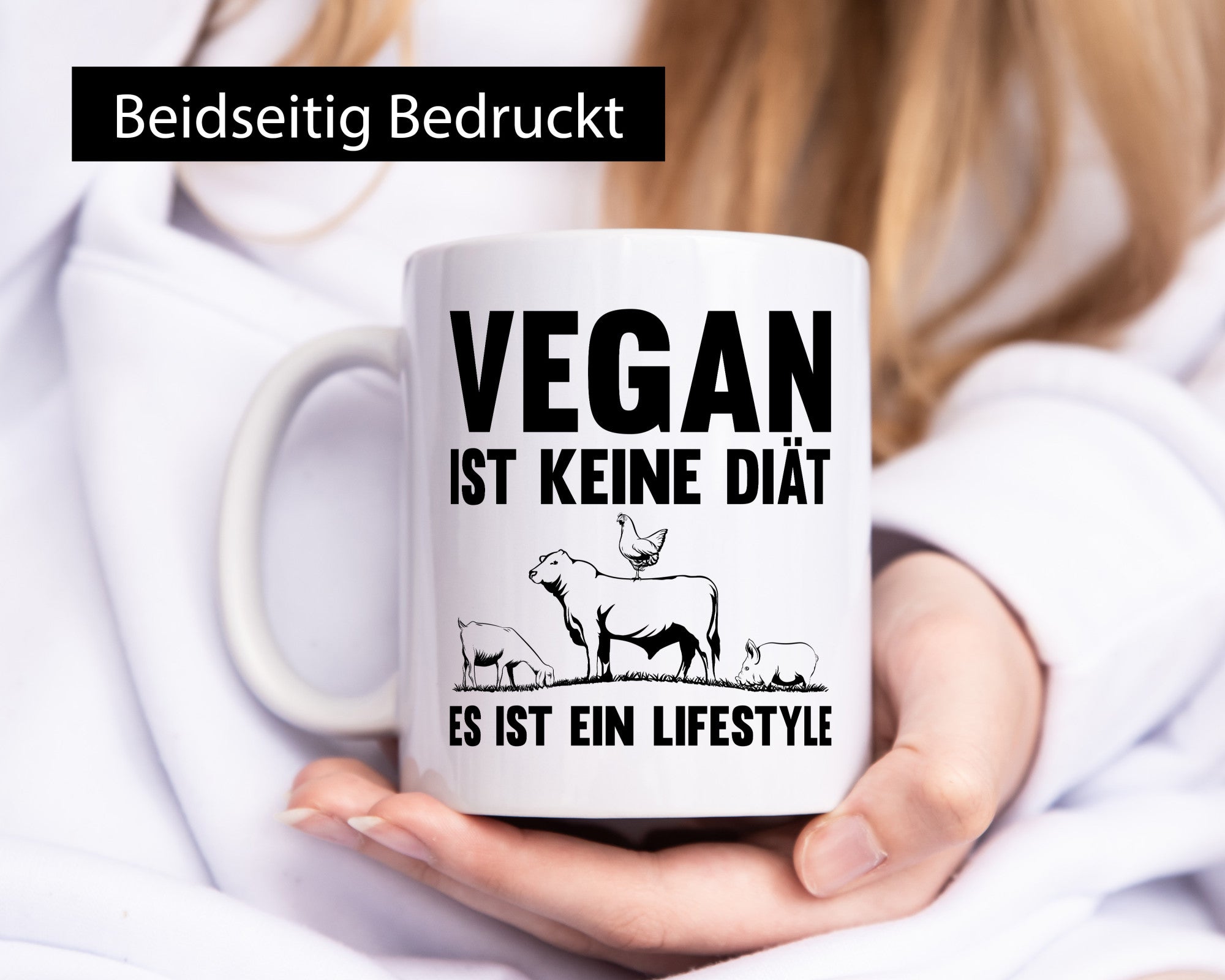 Vegan ist keine Diät es ein Lifestyle | Veganer Humor Geschenkidee Tasse
