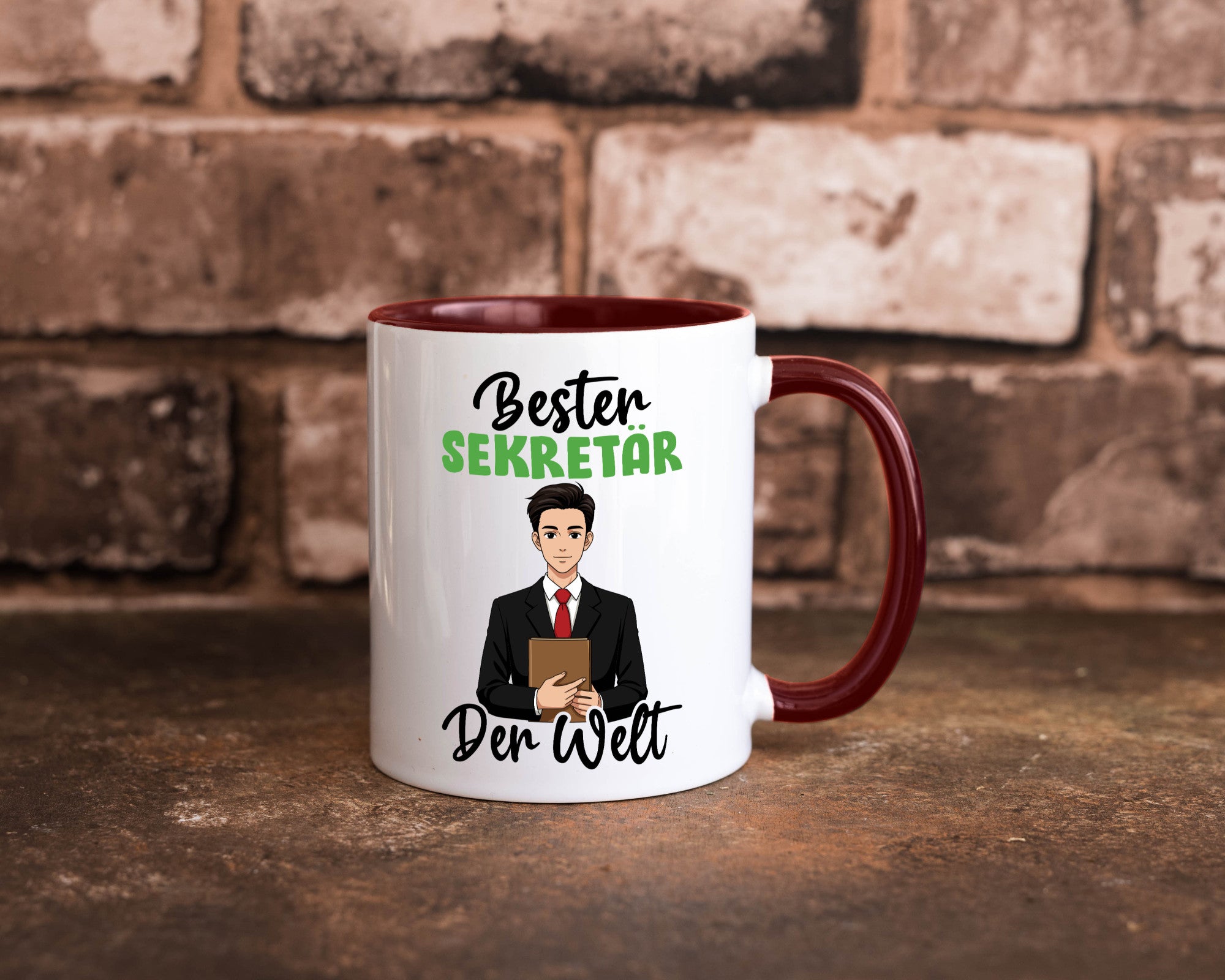 Bester Sekretär | Büro v2 lustiger Spruch Geschenk Arbeit Kollegen Tasse