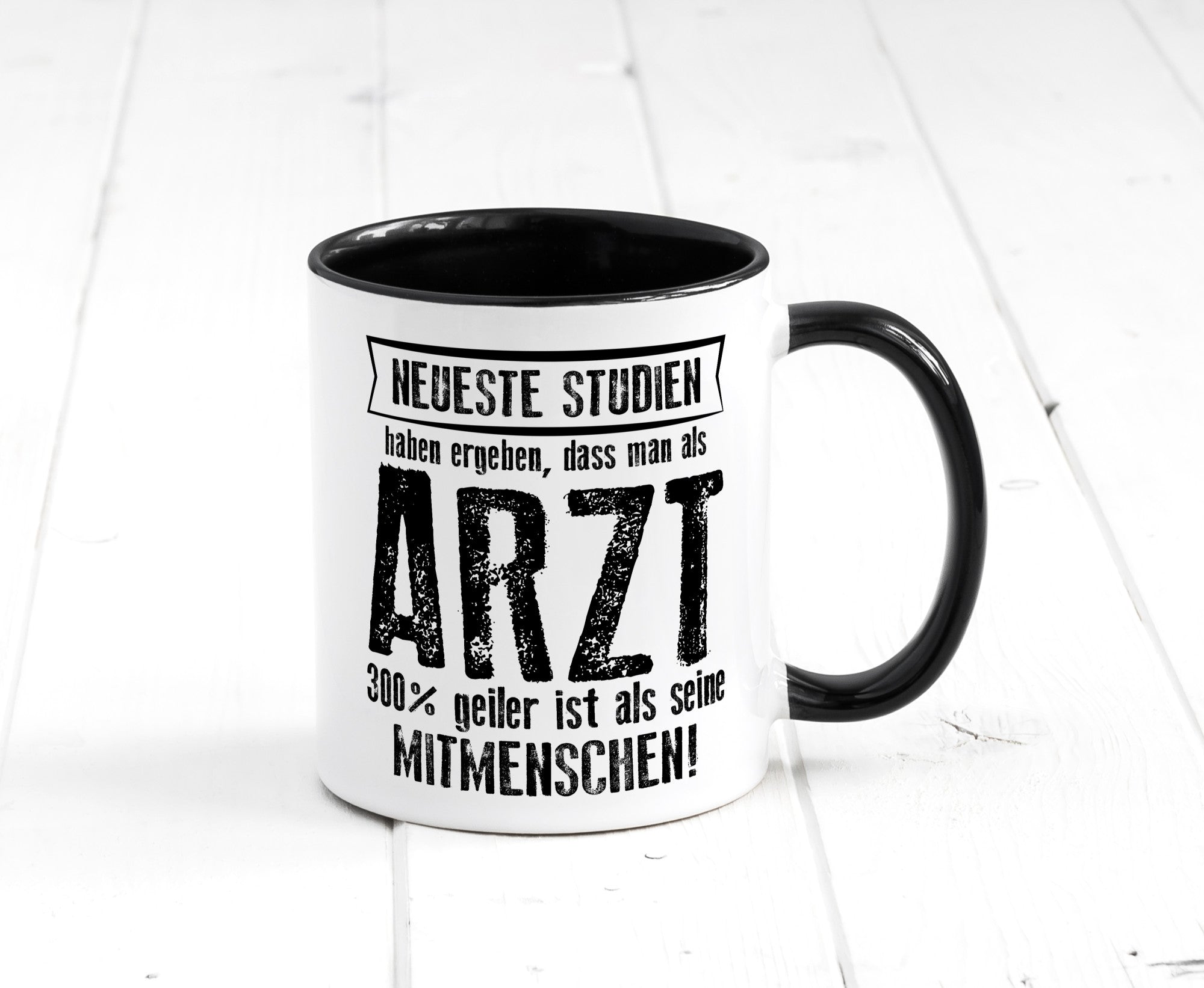 Neuste Studien: Arzt | Medizin Doktor Facharzt Geschenkidee Humor Tasse
