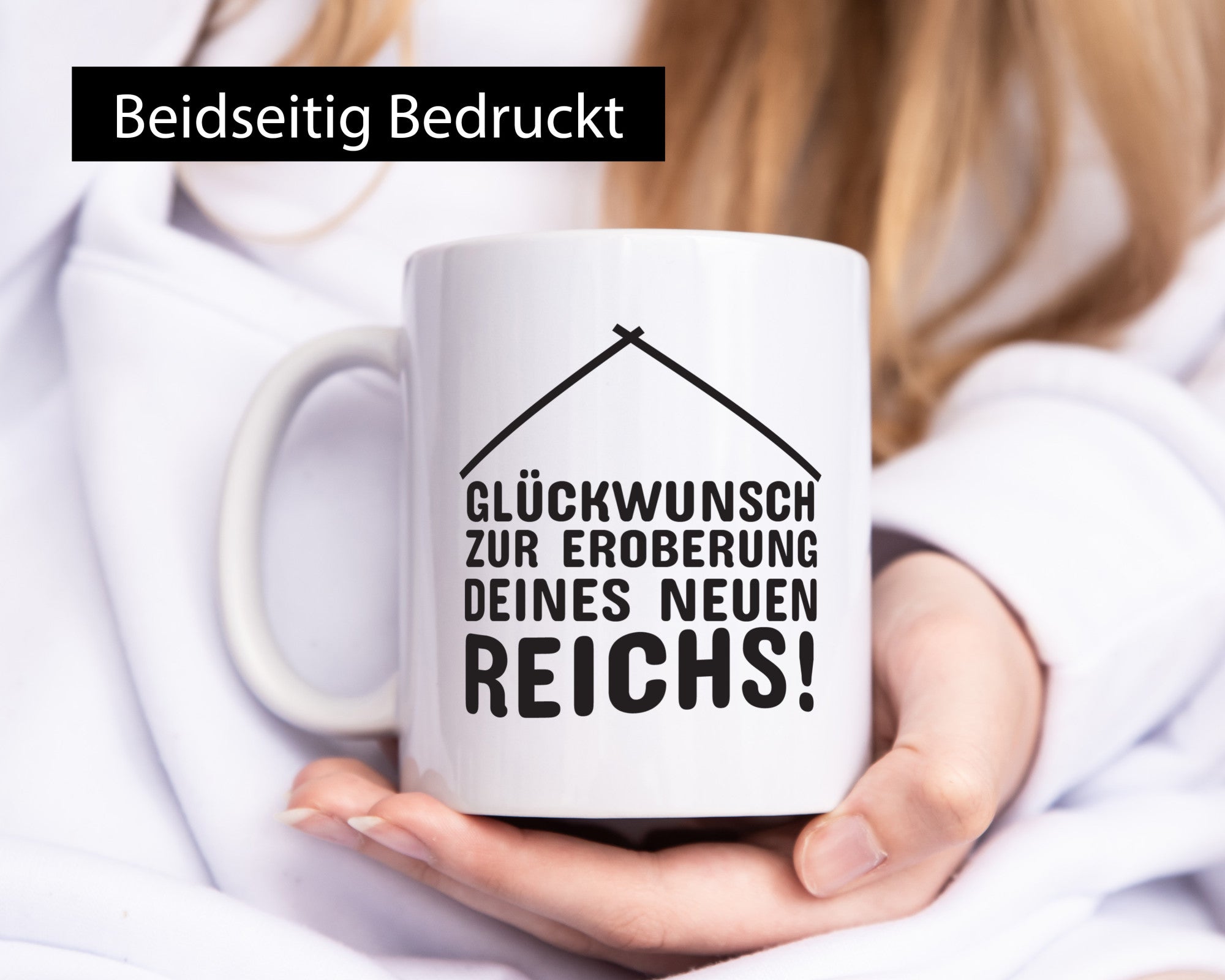 Neue Wohnung | Hausbesitzer Tasse Umzug Eigenheim Humor Geschenkidee