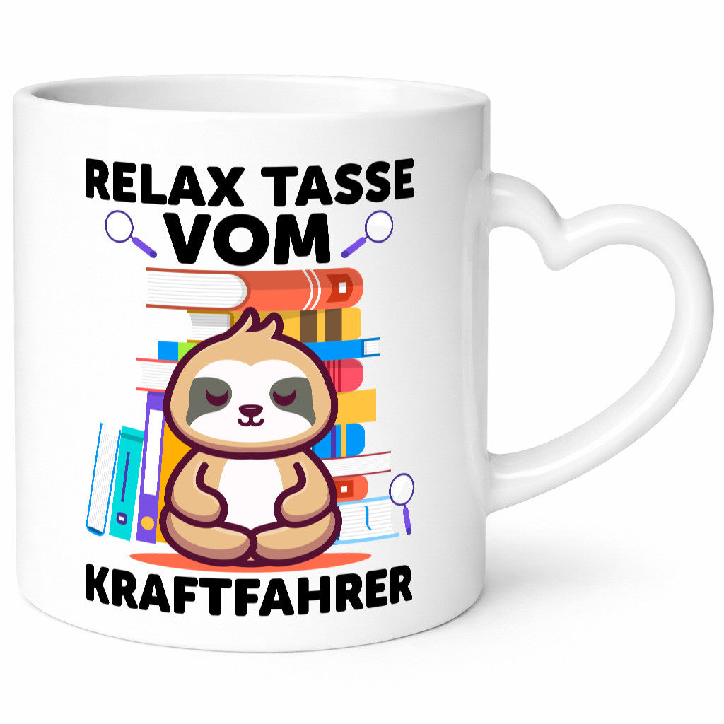 Relax Tasse: Kraftfahrer | Lastwagen LKW Fahrer Geschenk Humor Geschenkidee
