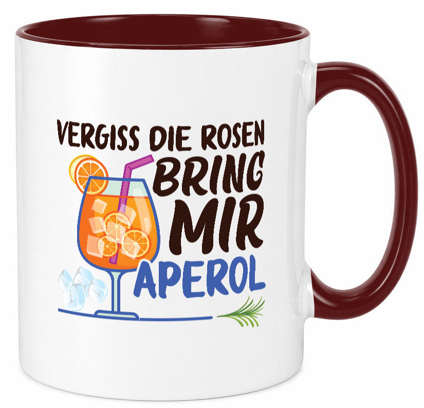 Bring mir Aperol | Rosen Paar Party Geschenkidee Humor Tasse