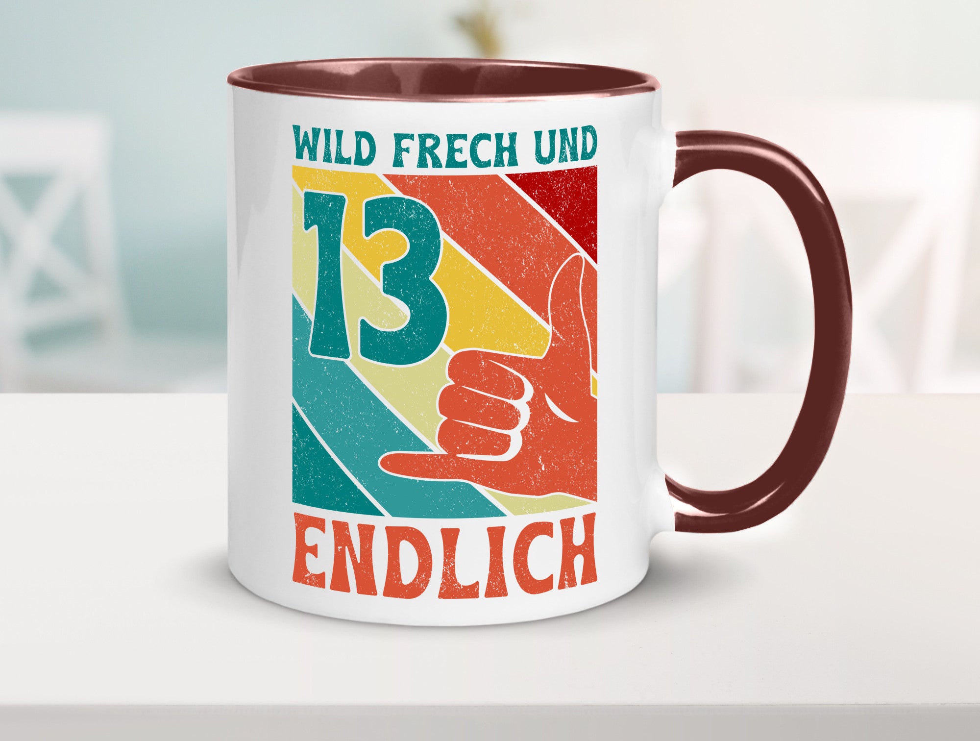 13. Geburtstag | 13 Jahre Wild und Frech Humor Geschenkidee Tasse