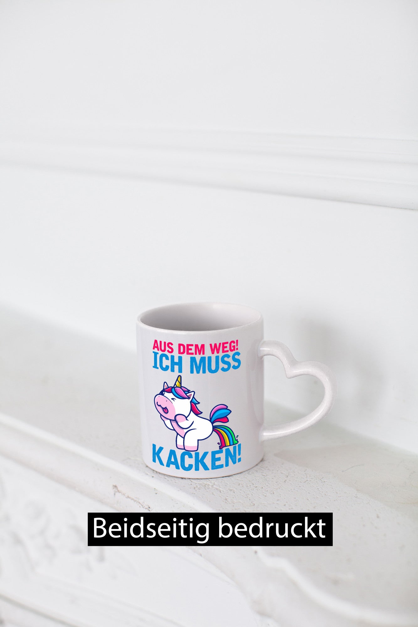 Aus dem weg ich muss Kacken | Einhorn Pupsen lustig Humor Geschenkidee Geschenk